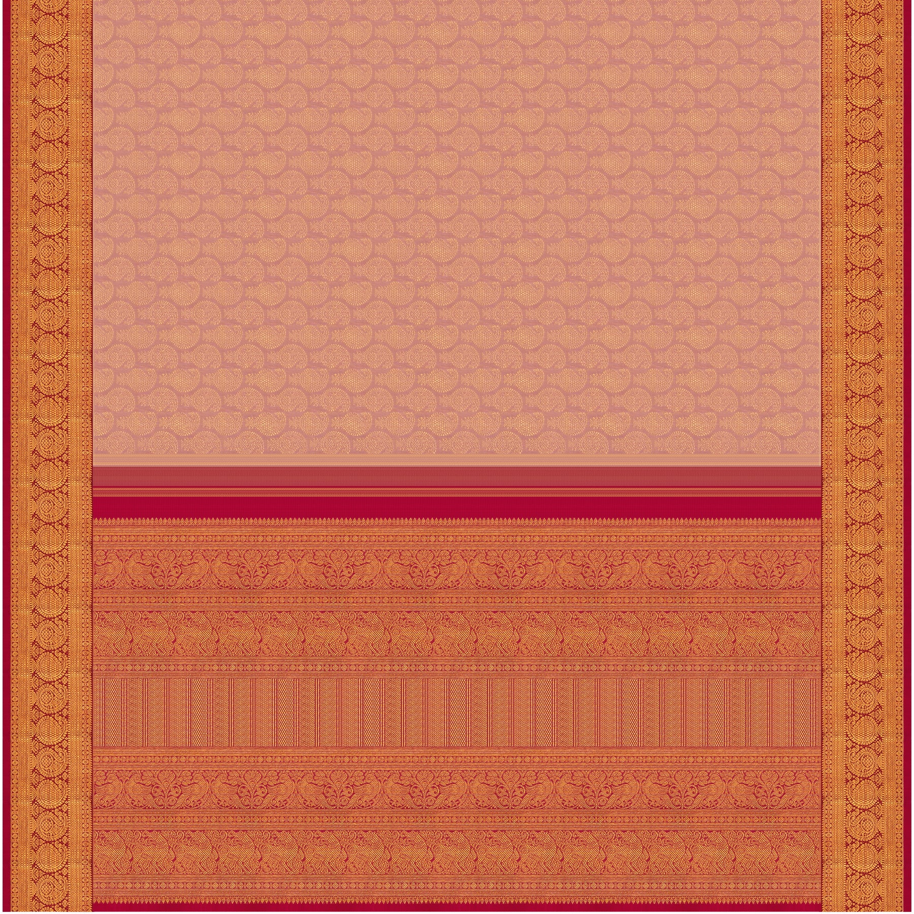 Kanakavalli Kanjivaram Silk Sari 24-595-HS001-11577 - Full View