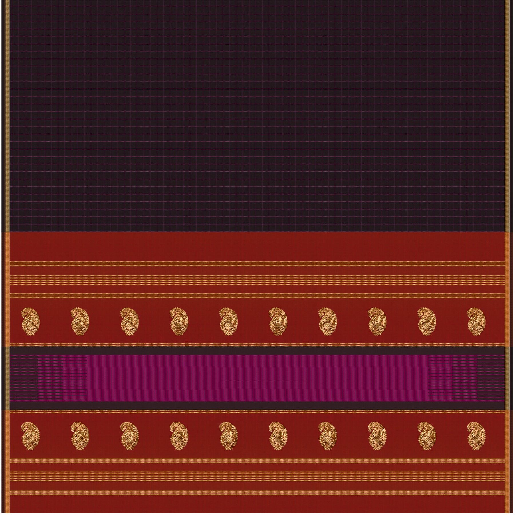 Kanakavalli Kanjivaram Silk Sari 24-595-HS001-12737 - Full View