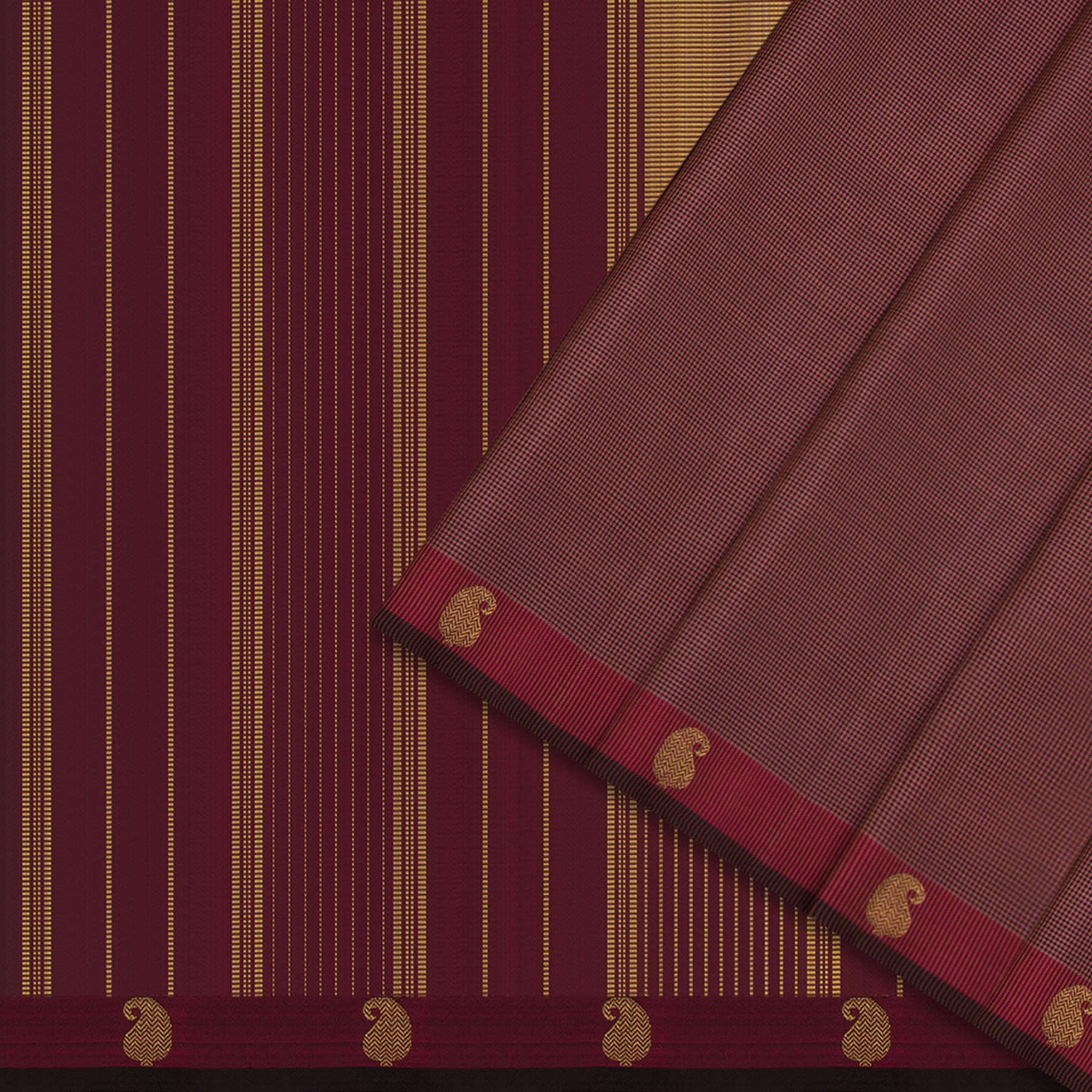 Kanakavalli Kanjivaram Silk Sari 24-595-HS001-12741 - Cover View