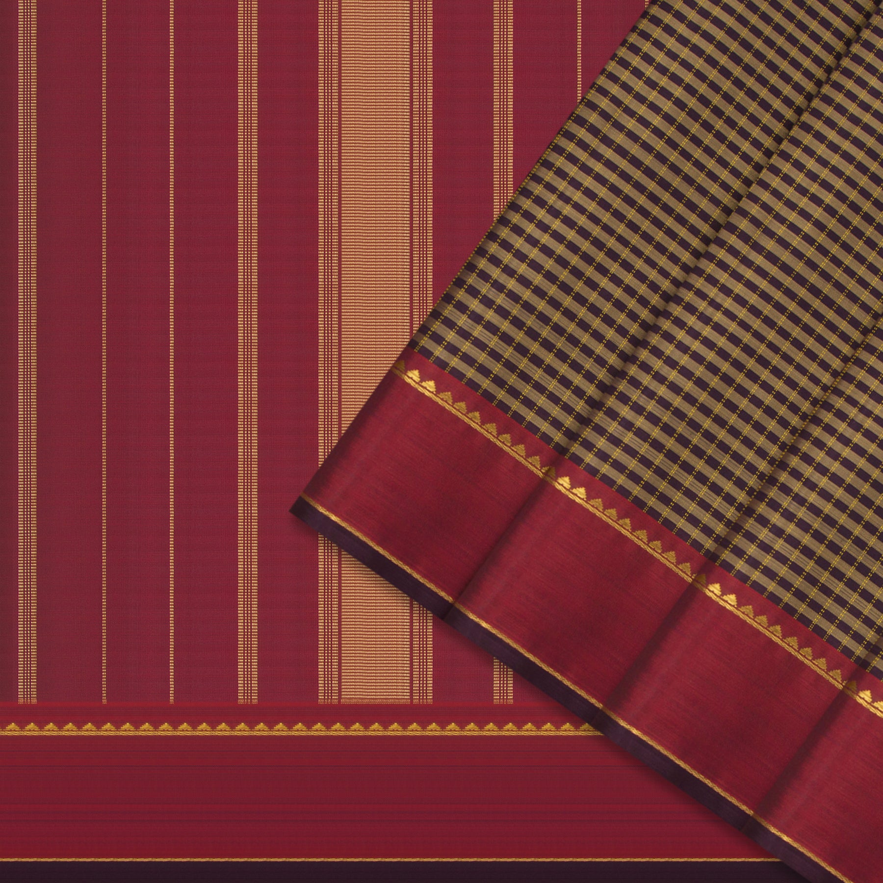 Kanakavalli Kanjivaram Silk Sari 24-595-HS001-12744 - Cover View