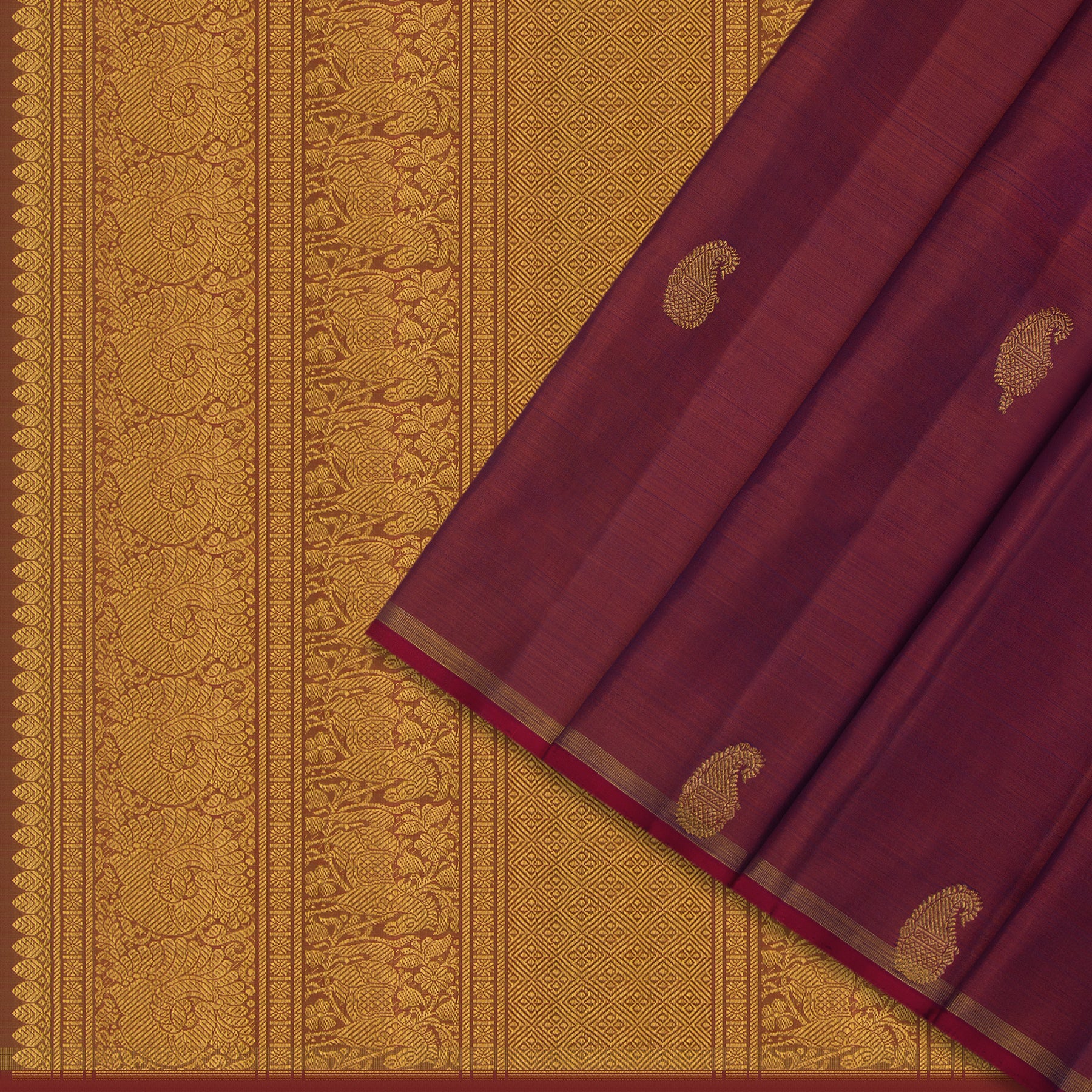 Kanakavalli Kanjivaram Silk Sari 24-595-HS001-12766 - Cover View