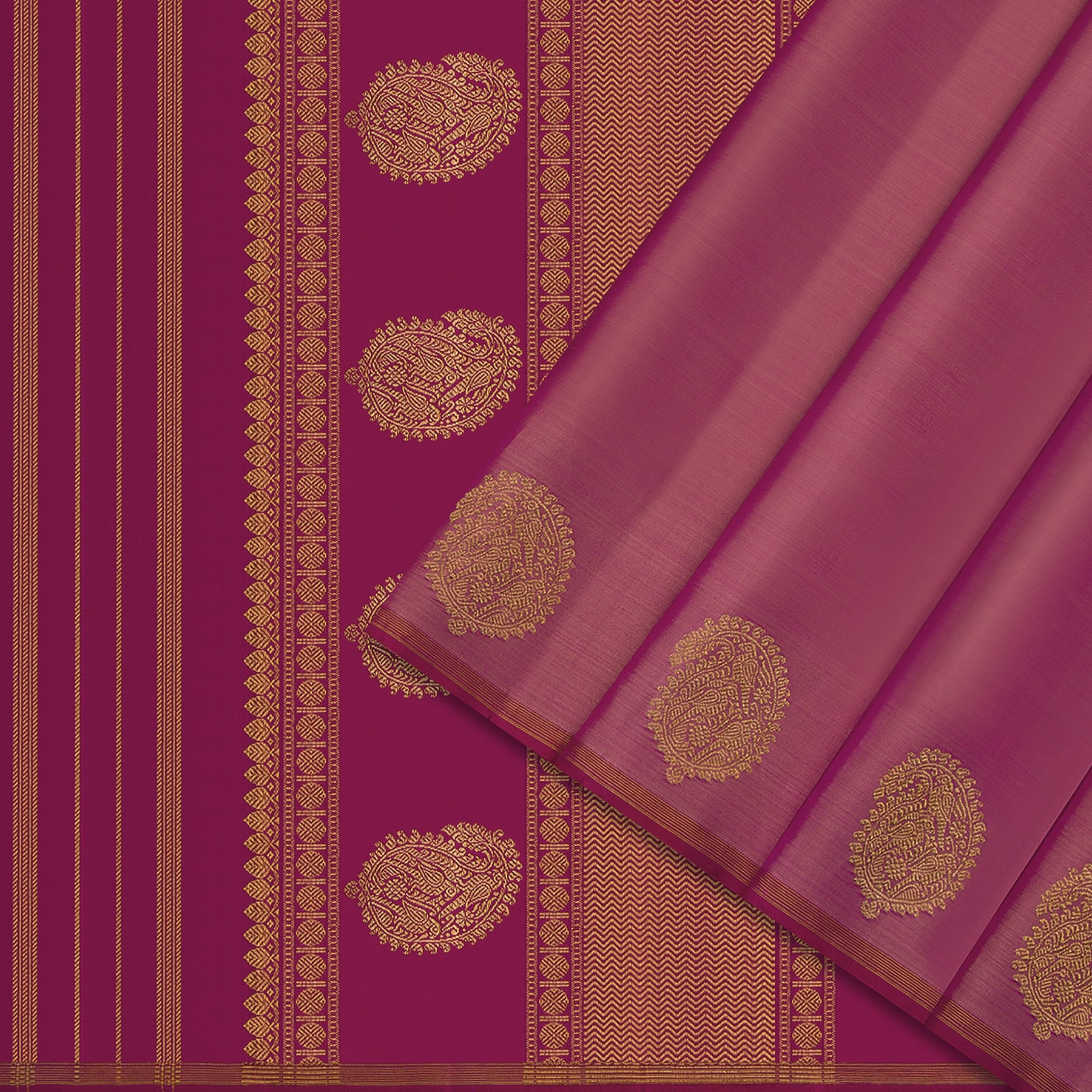 Kanakavalli Kanjivaram Silk Sari 24-595-HS001-12768 - Cover View