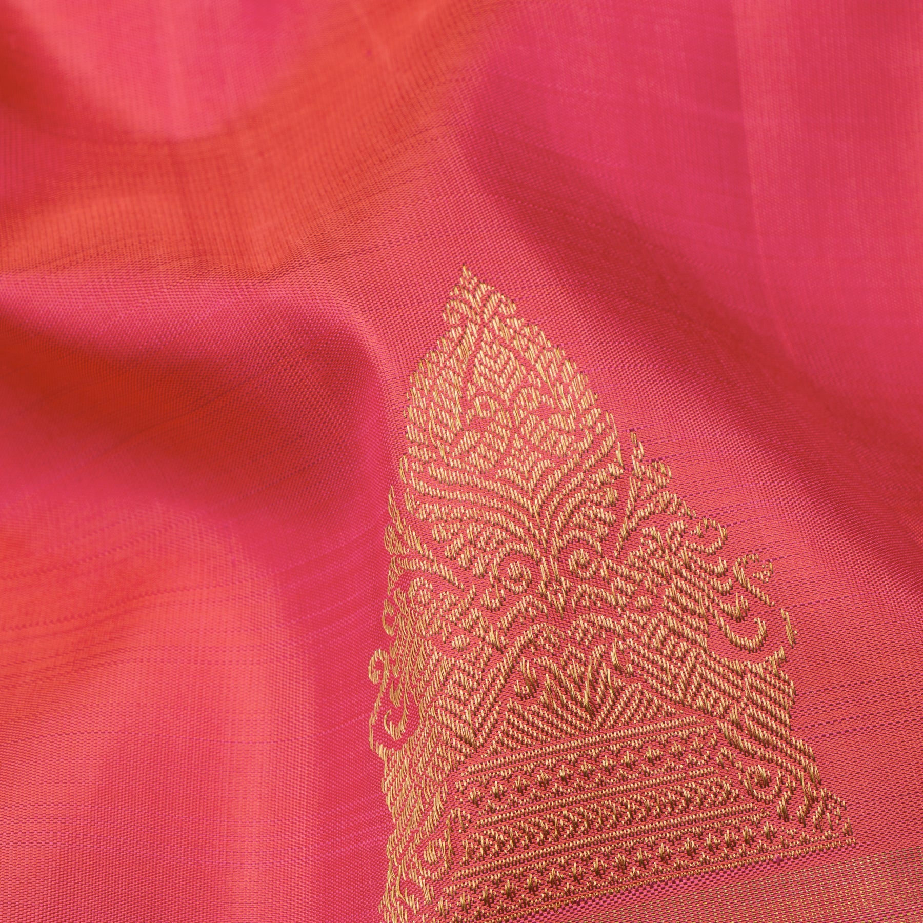 Kanakavalli Kanjivaram Silk Sari 24-595-HS001-12781 - Fabric View