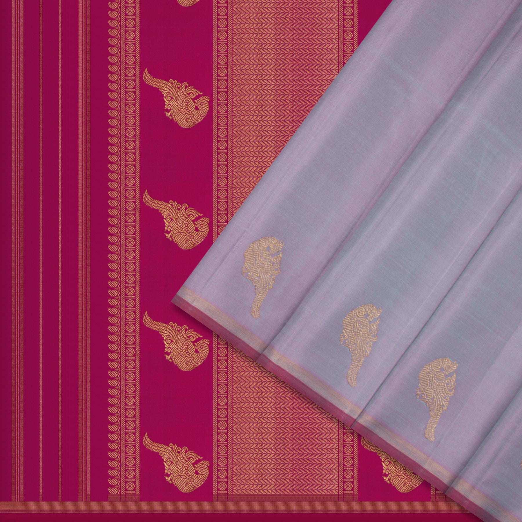 Kanakavalli Kanjivaram Silk Sari 24-595-HS001-12783 - Cover View