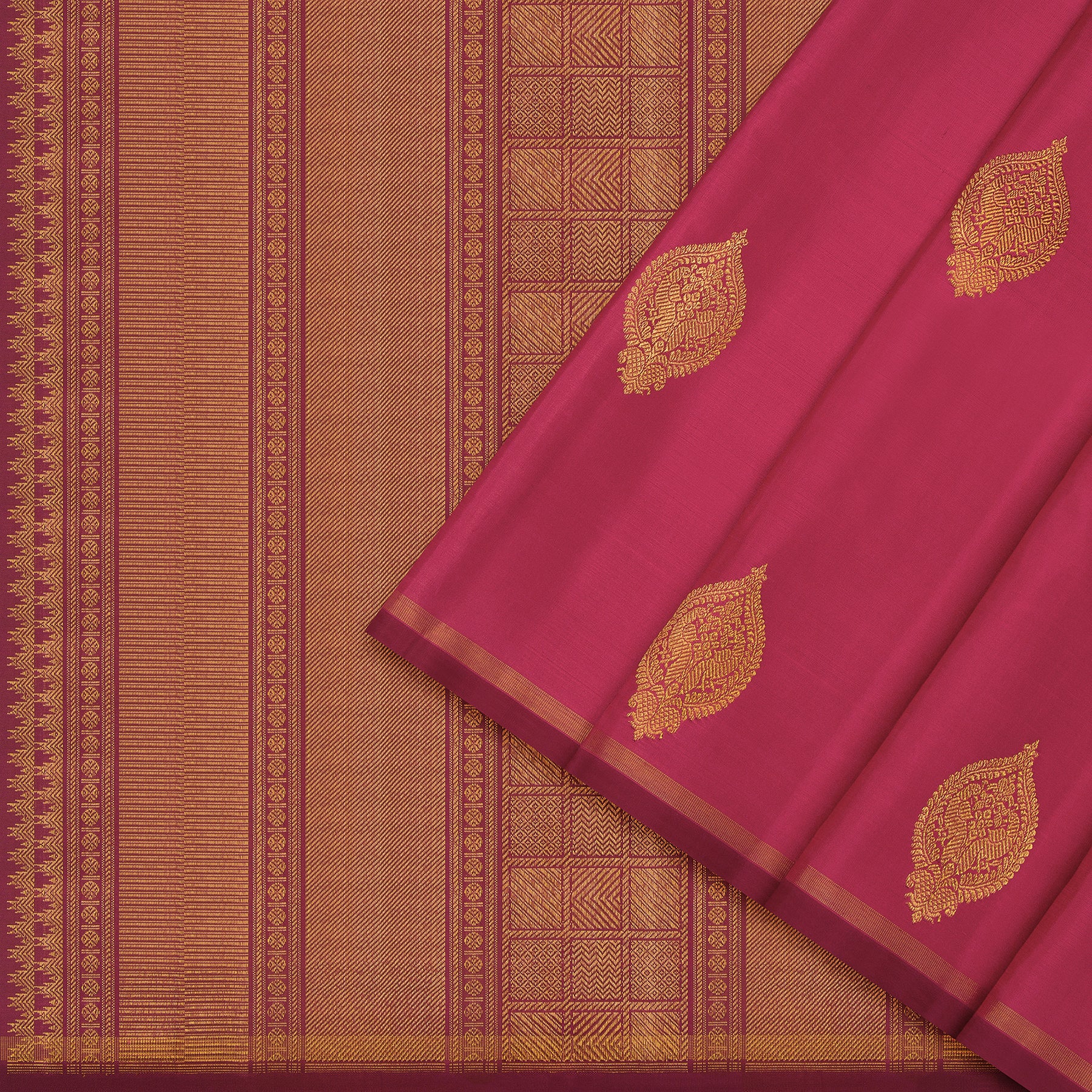 Kanakavalli Kanjivaram Silk Sari 24-595-HS001-12798 - Cover View