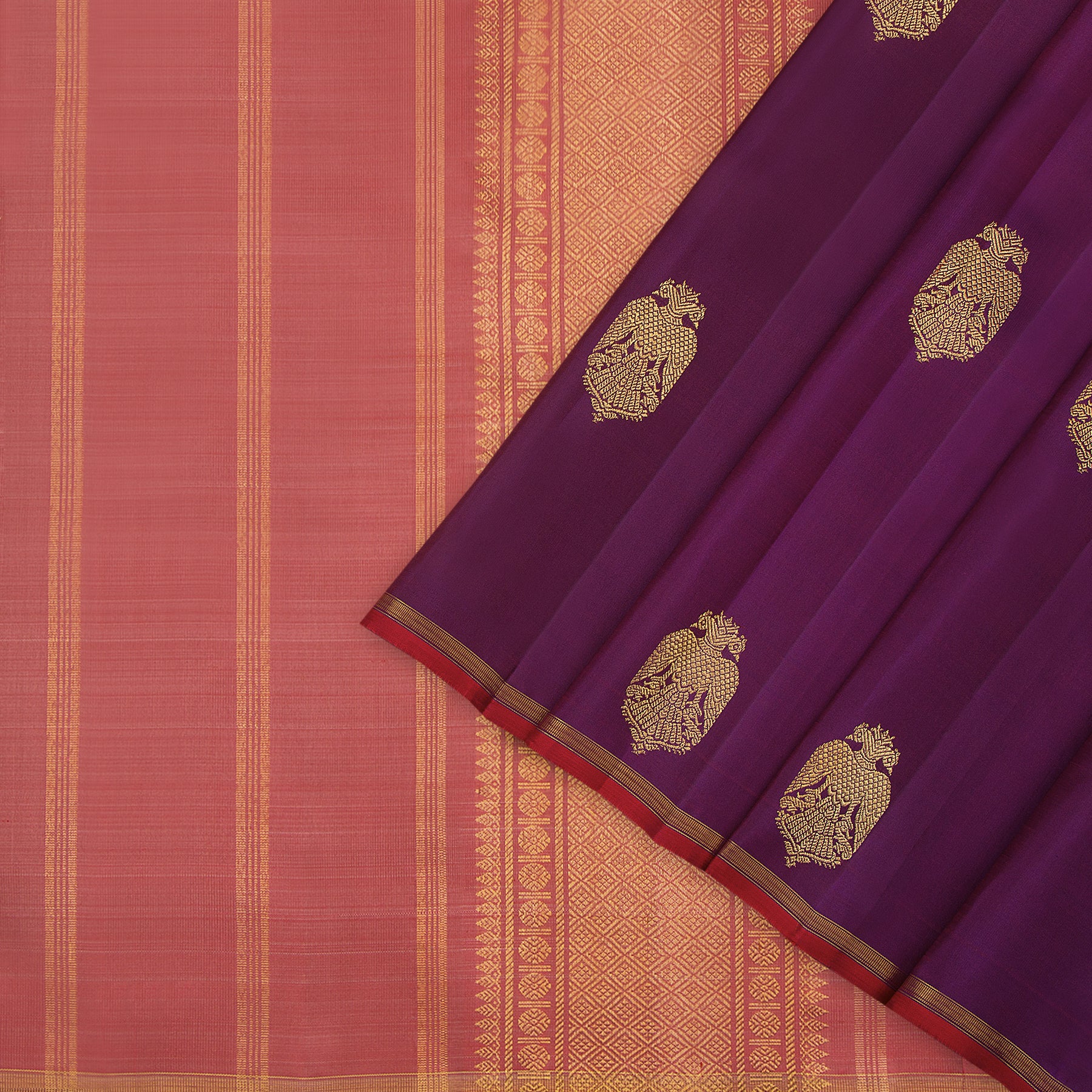 Kanakavalli Kanjivaram Silk Sari 24-595-HS001-12801 - Cover View