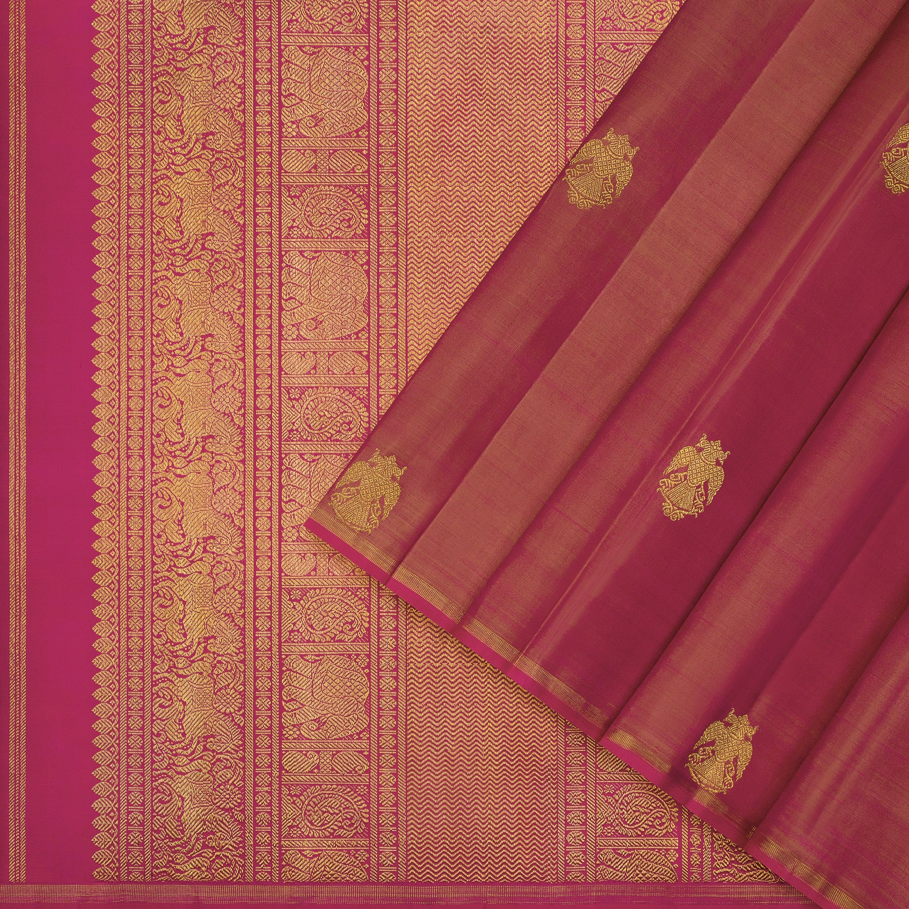 Kanakavalli Kanjivaram Silk Sari 24-595-HS001-12803 - Cover View