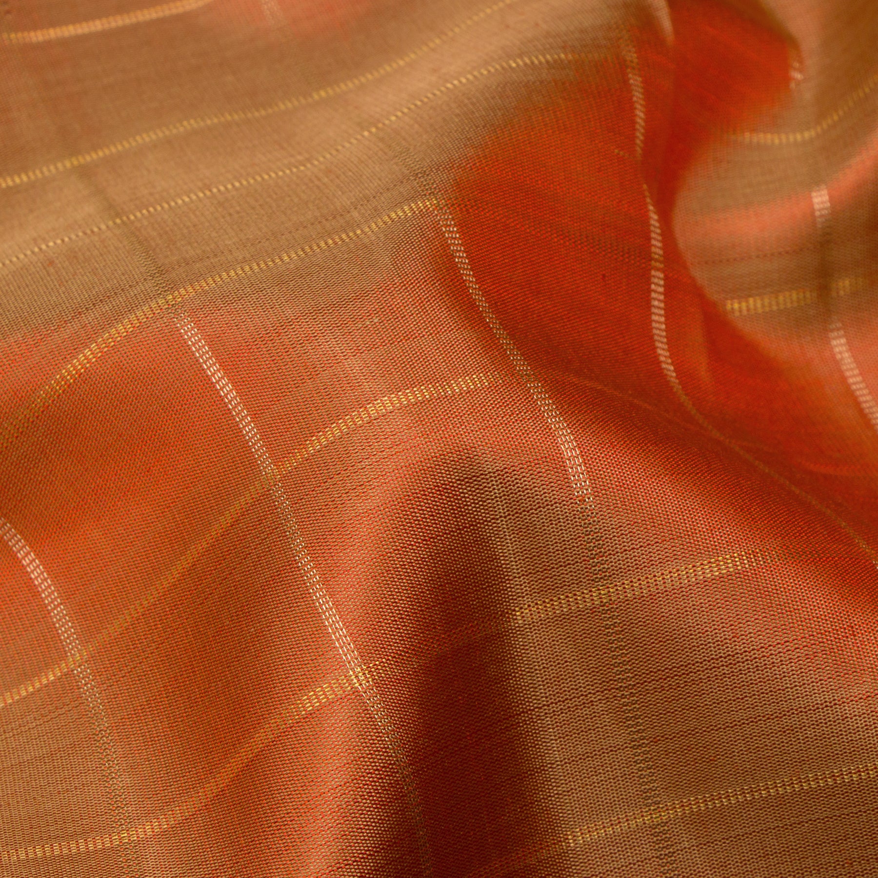 Kanakavalli Kanjivaram Silk Sari 24-595-HS001-12823 - Fabric View