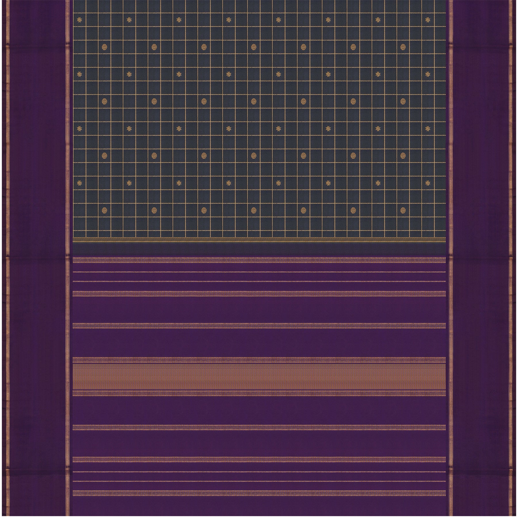 Kanakavalli Kanjivaram Silk Sari 24-595-HS001-12833 - Full View