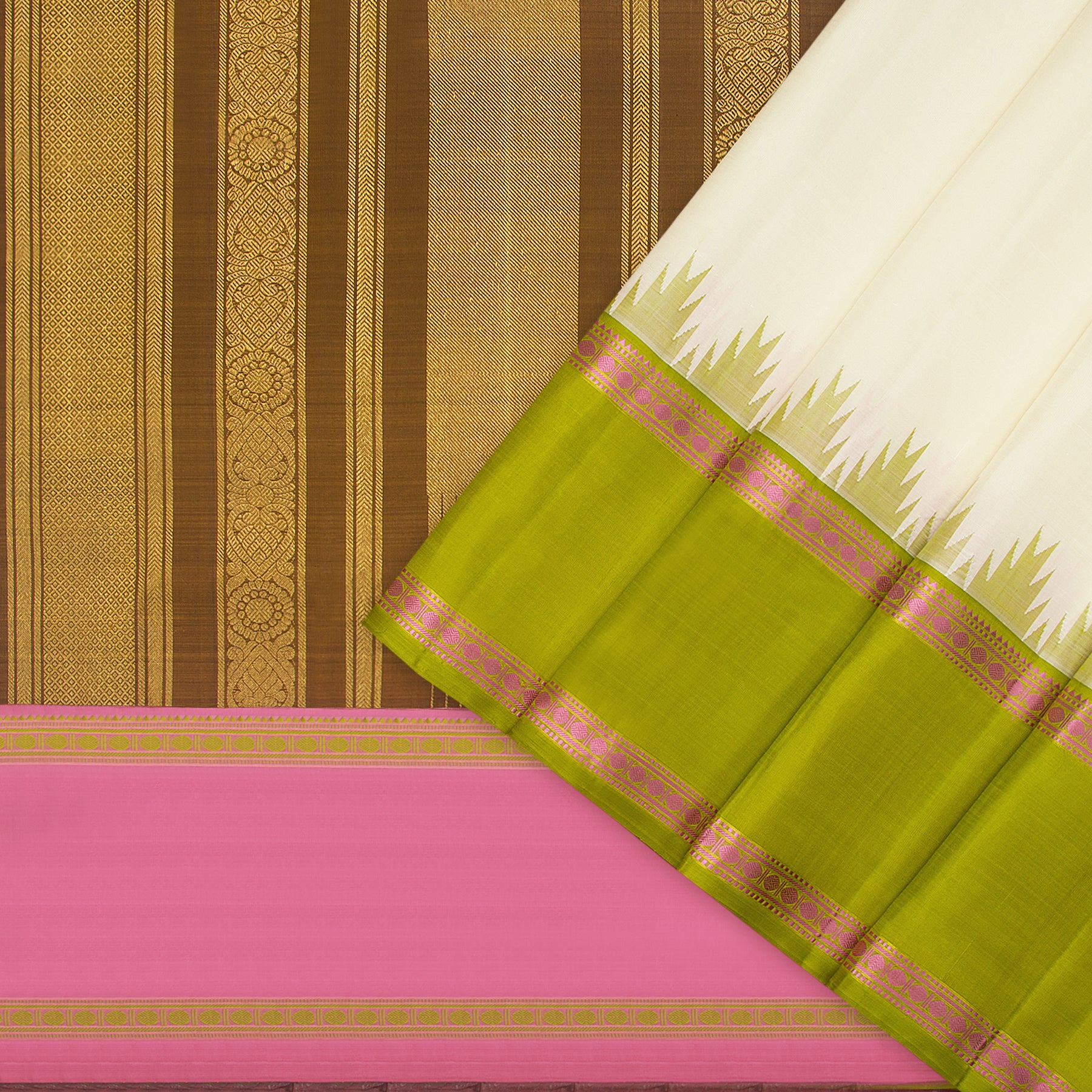 Kanakavalli Kanjivaram Silk Sari 24-595-HS001-12853 - Cover View