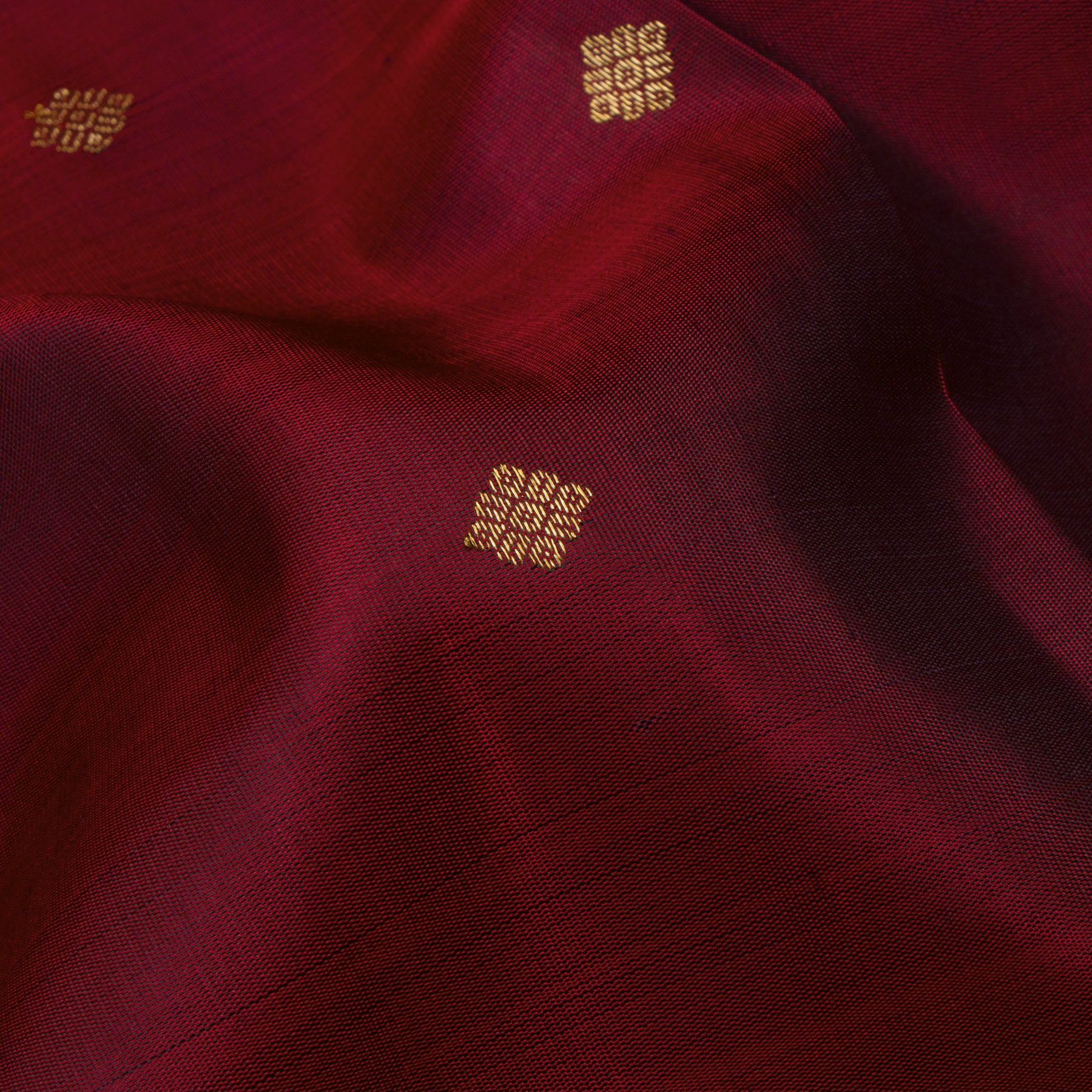 Kanakavalli Kanjivaram Silk Sari 24-595-HS001-12865 - Fabric View