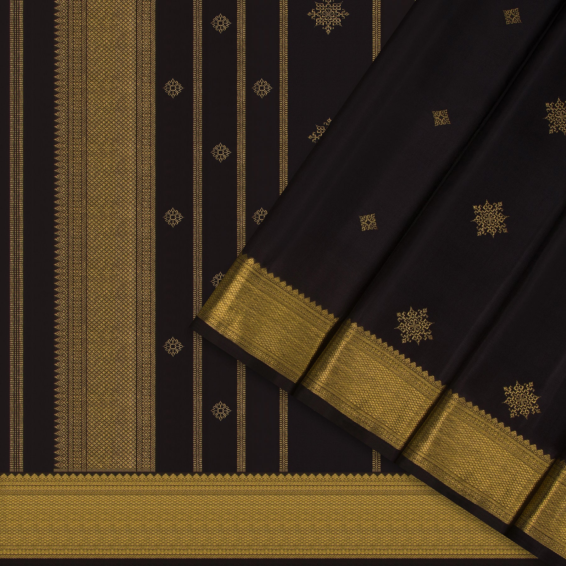 Kanakavalli Kanjivaram Silk Sari 24-595-HS001-12874 - Cover View