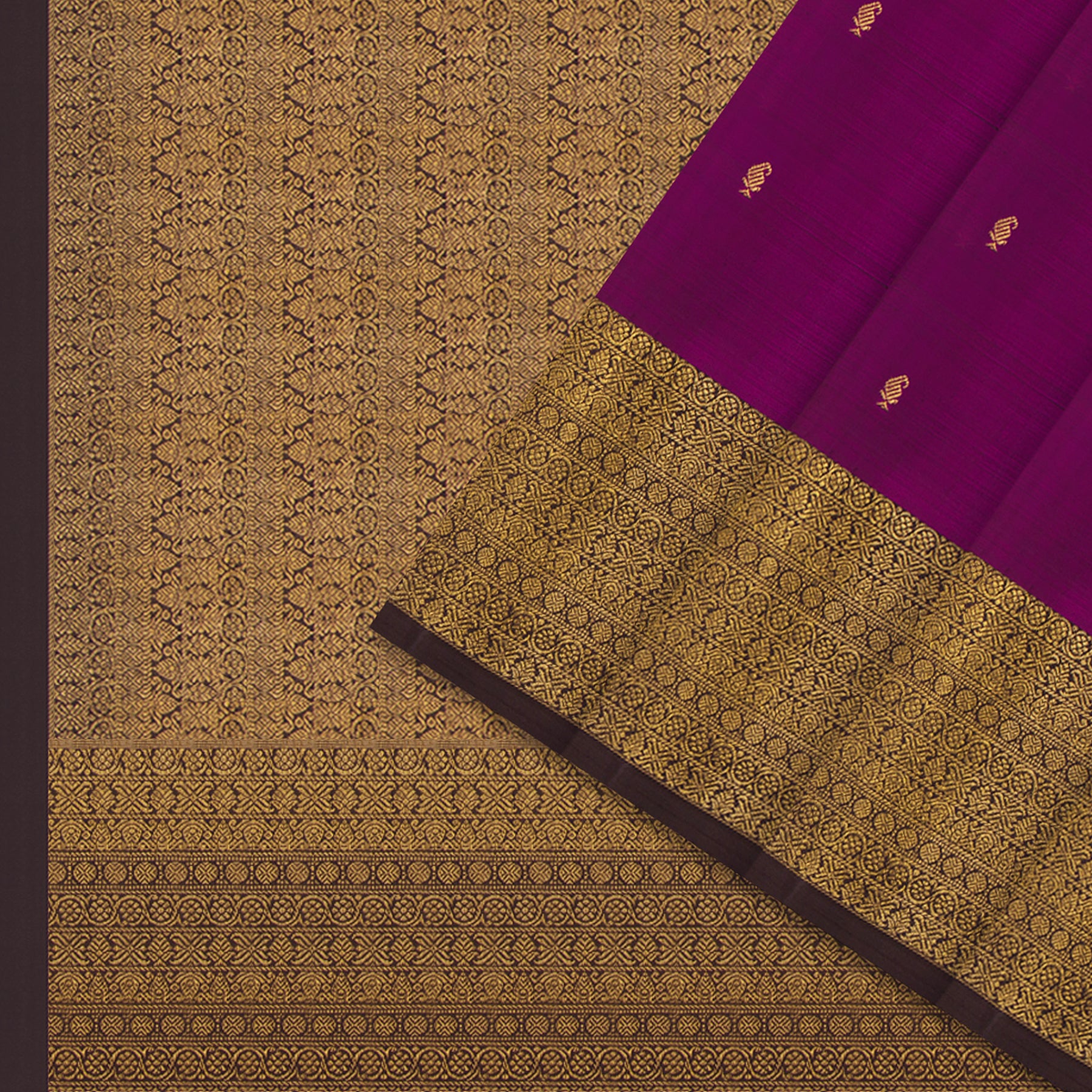 Kanakavalli Kanjivaram Silk Sari 24-595-HS001-12890 - Cover View