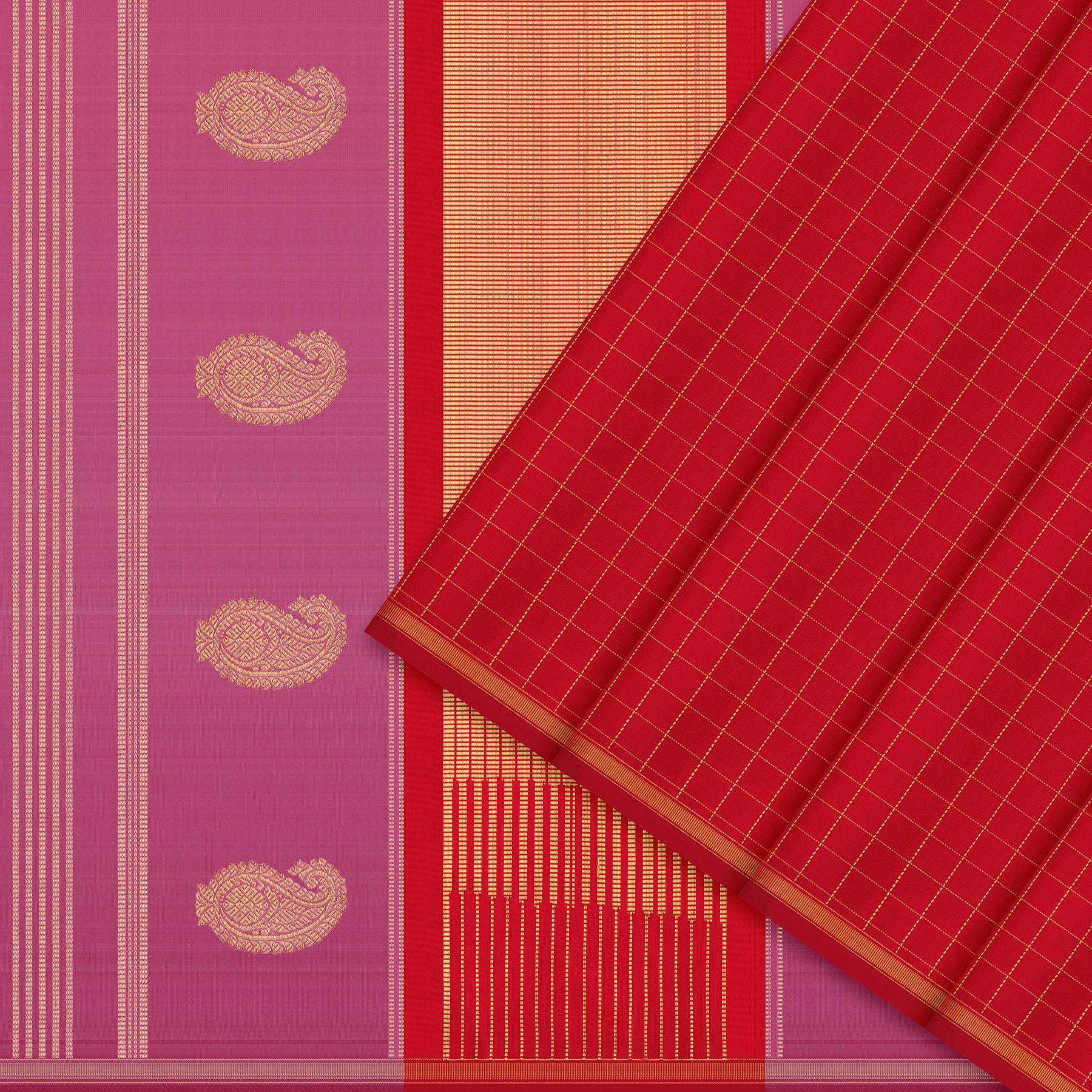 Kanakavalli Kanjivaram Silk Sari 24-595-HS001-13638 - Cover View