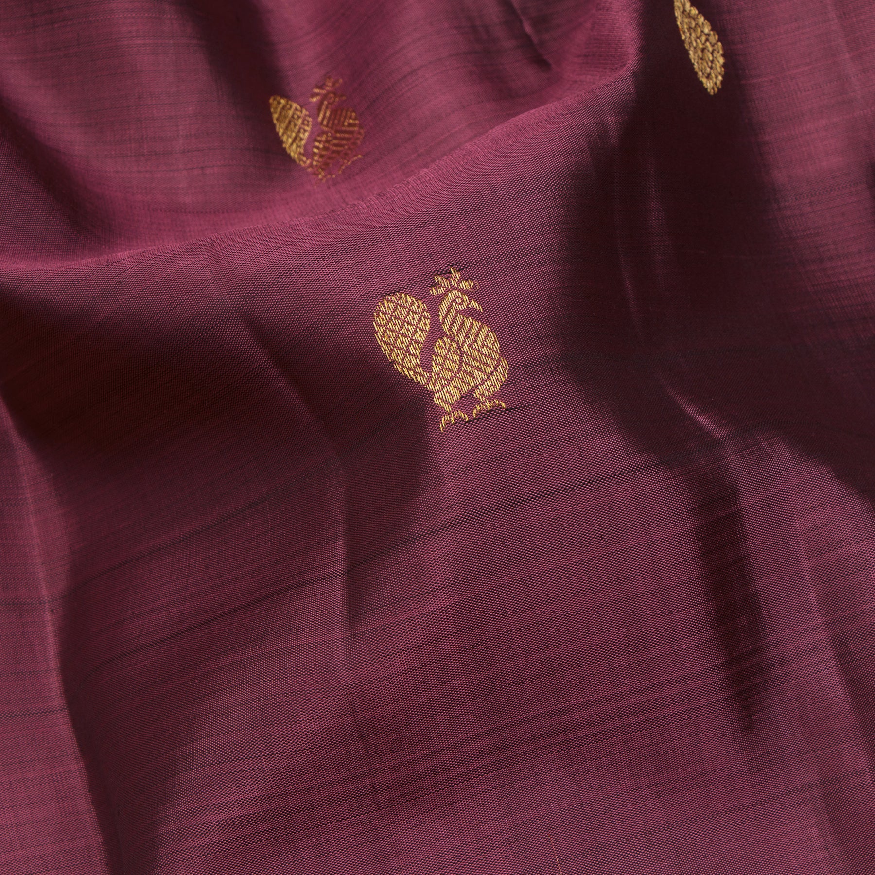 Kanakavalli Kanjivaram Silk Sari 24-595-HS001-13689 - Fabric View