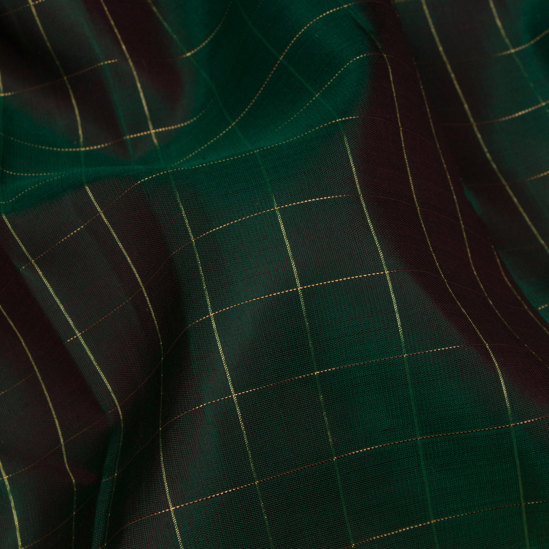 Kanakavalli Kanjivaram Silk Sari 24-595-HS001-13716 - Fabric View