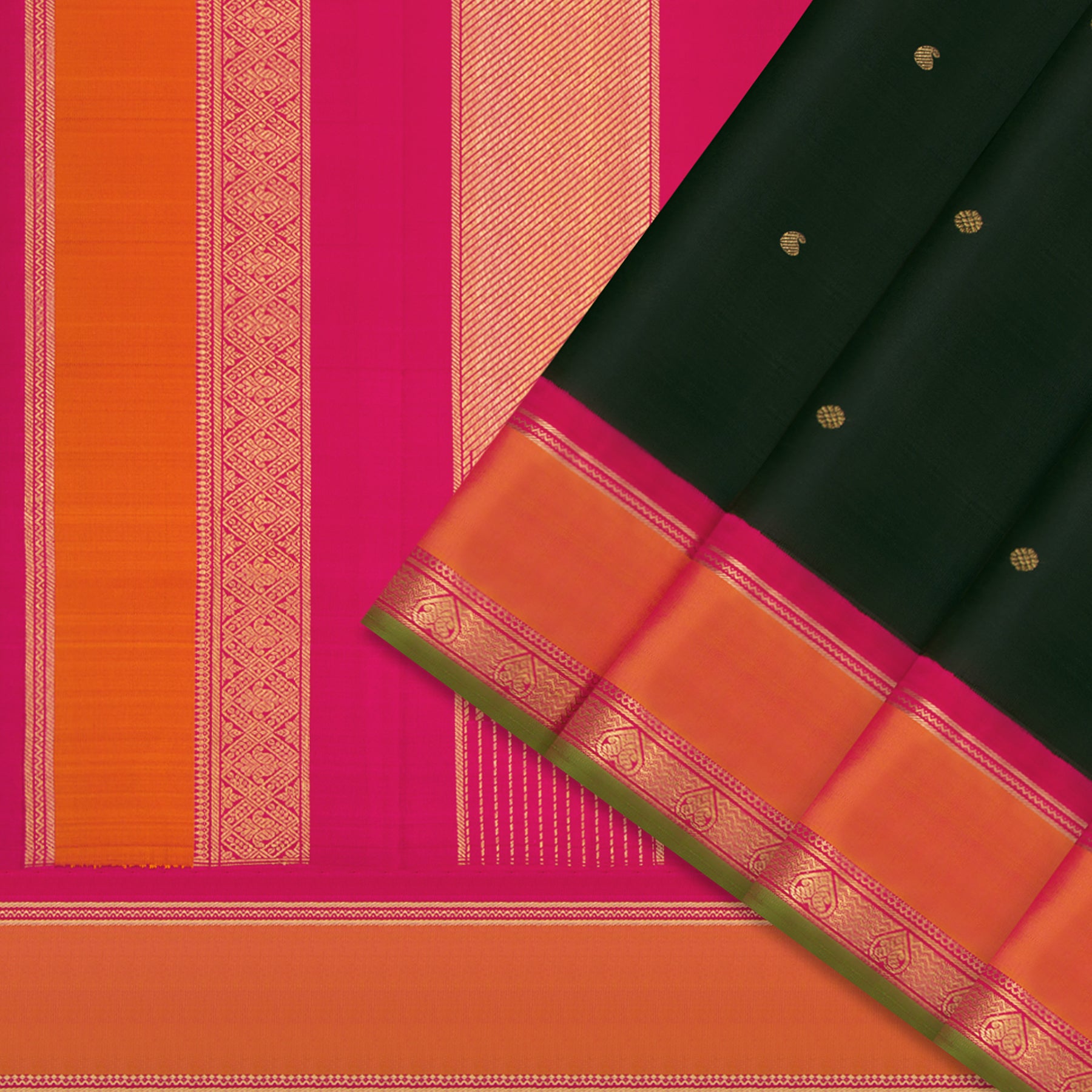 Kanakavalli Kanjivaram Silk Sari 24-595-HS001-13750 - Cover View