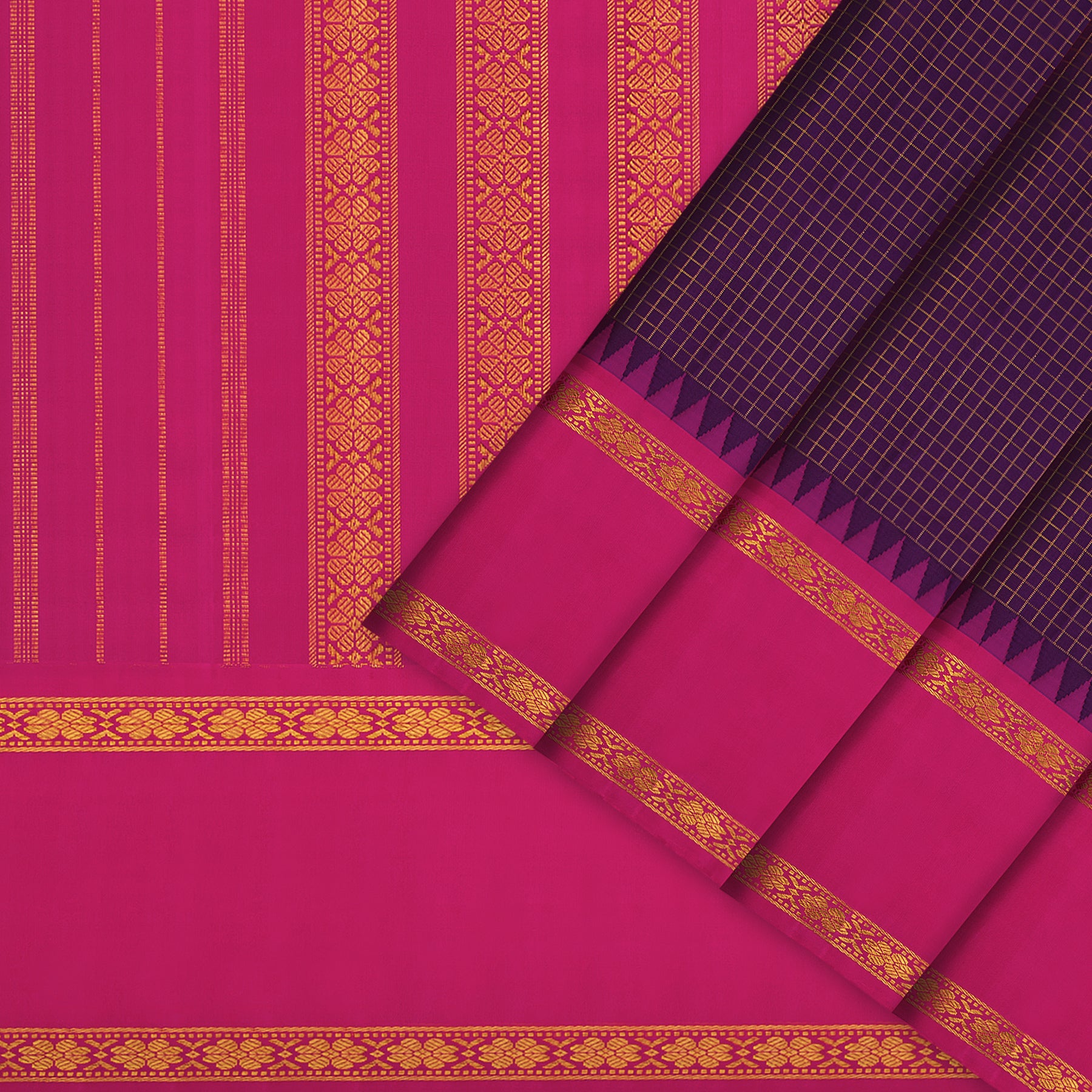 Kanakavalli Kanjivaram Silk Sari 24-595-HS001-13770 - Cover View