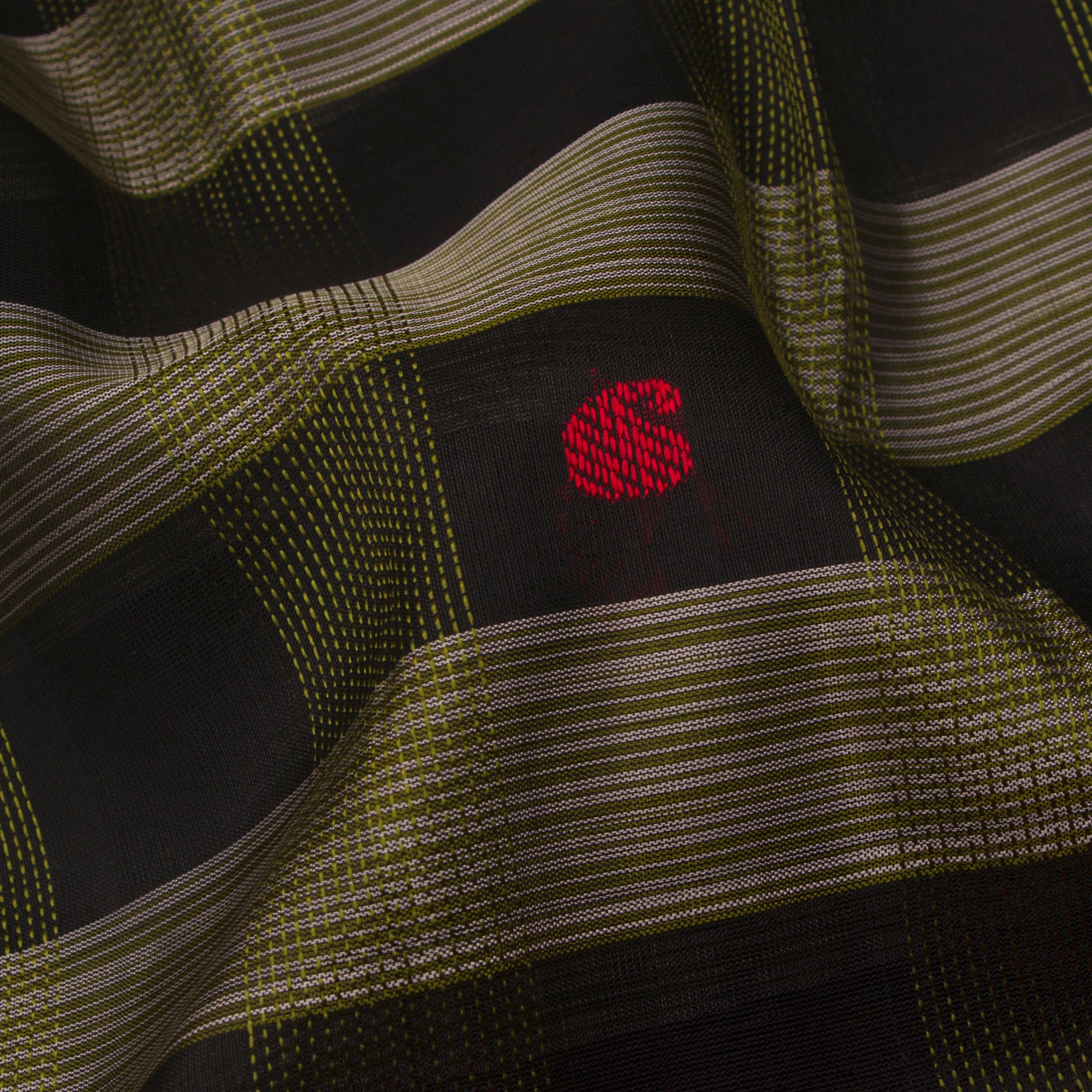 Kanakavalli Silk/Cotton Sari 24-598-HS005-14187 - Fabric View
