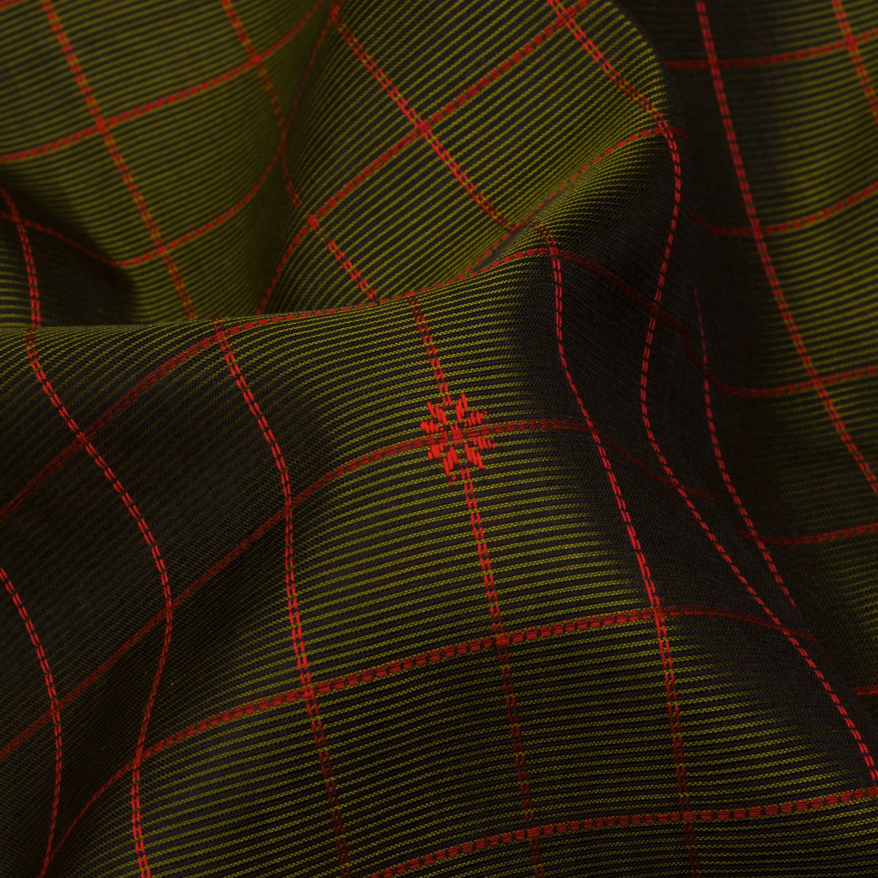Kanakavalli Silk/Cotton Sari 24-598-HS005-10430 -  Fabric View