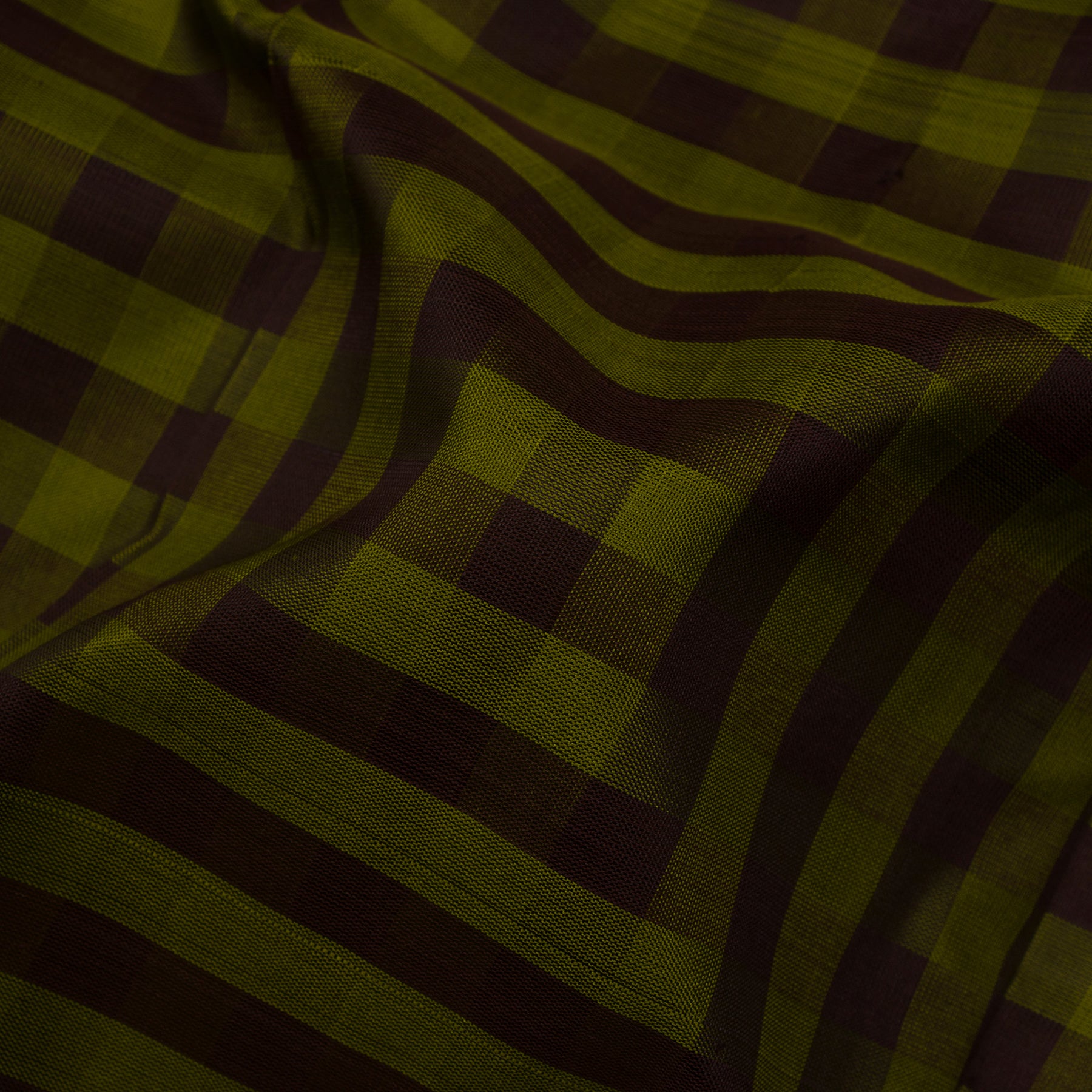 Kanakavalli Silk/Cotton Sari 24-598-HS005-09208 - Fabric View