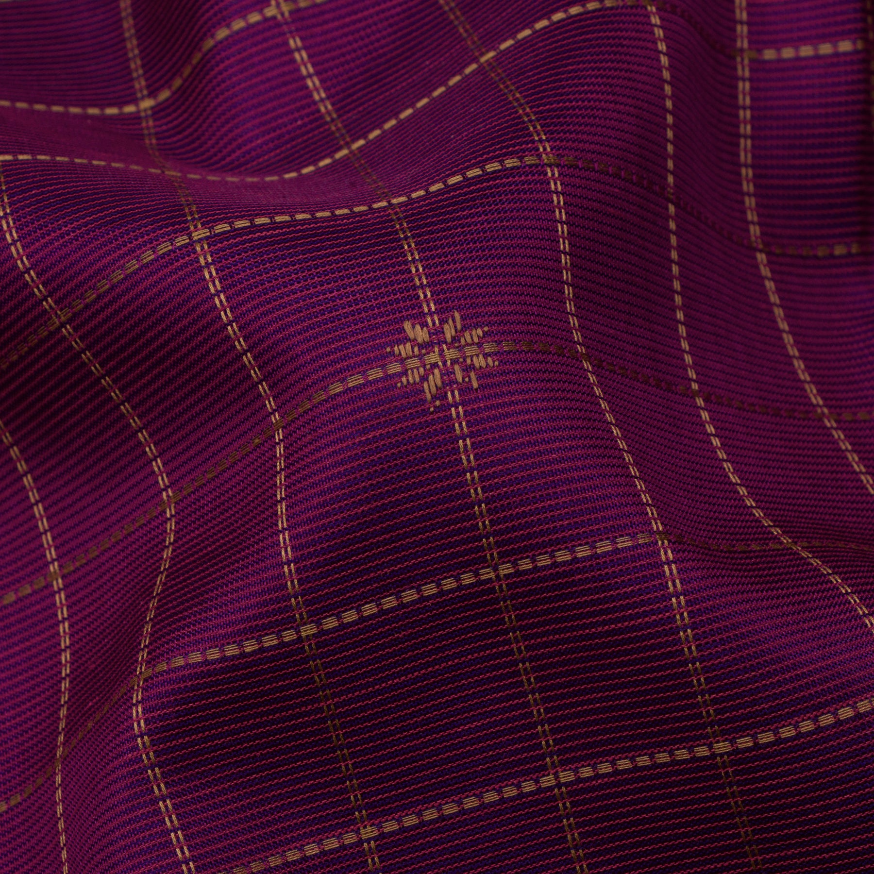 Kanakavalli Silk/Cotton Sari 24-598-HS005-09277 - Fabric View