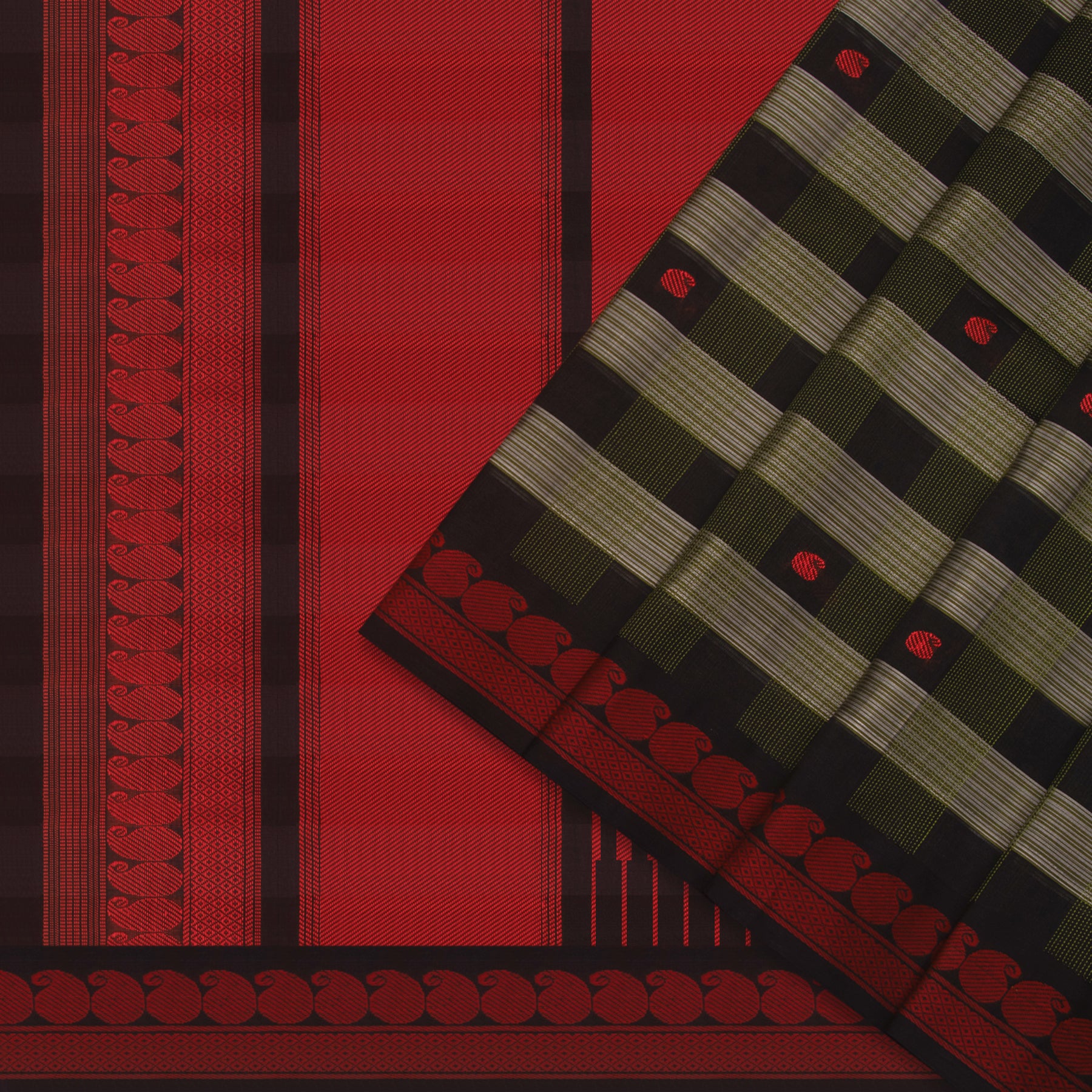 Kanakavalli Silk/Cotton Sari 24-598-HS005-10404 - Cover View