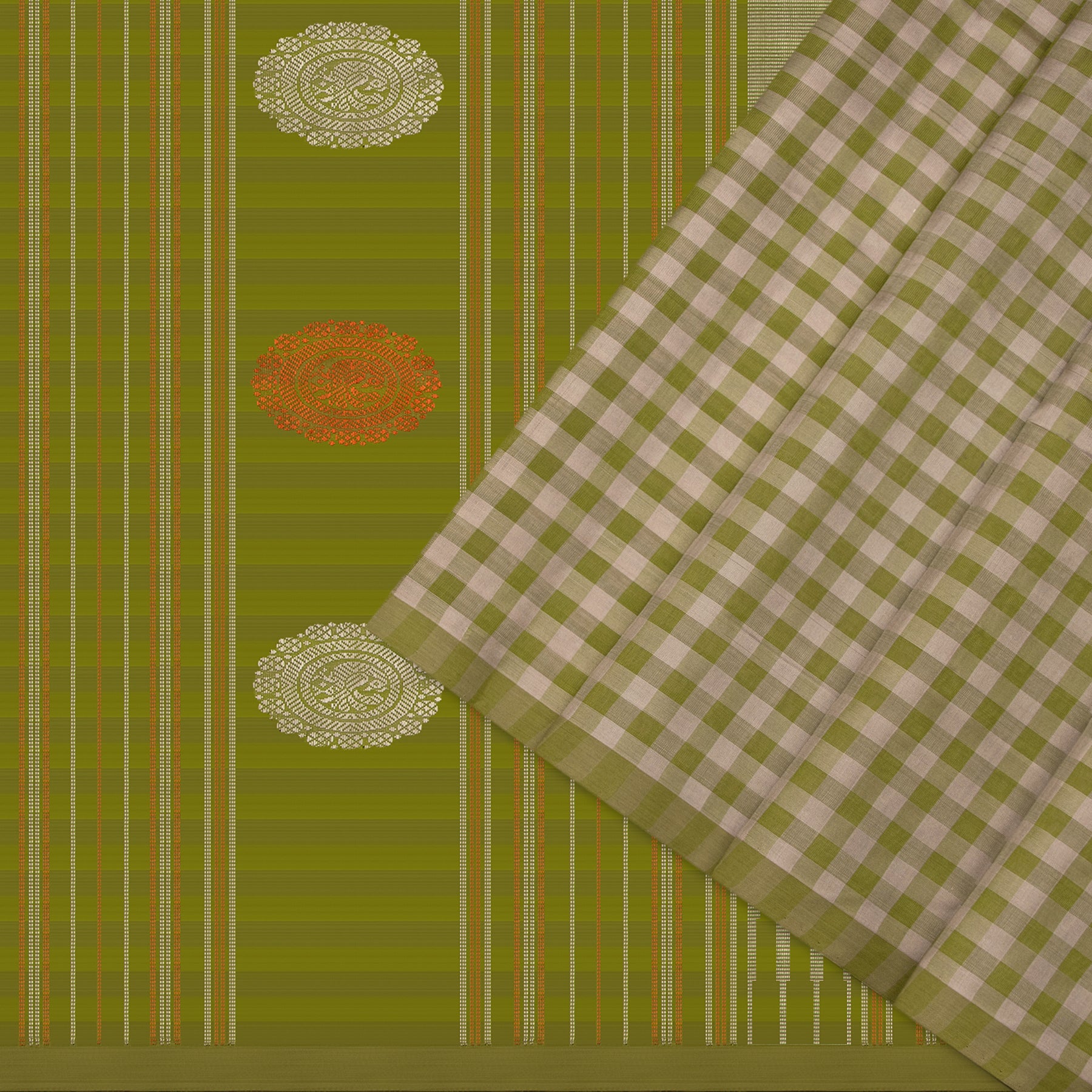 Kanakavalli Silk/Cotton Sari 24-598-HS005-10434 - Cover View