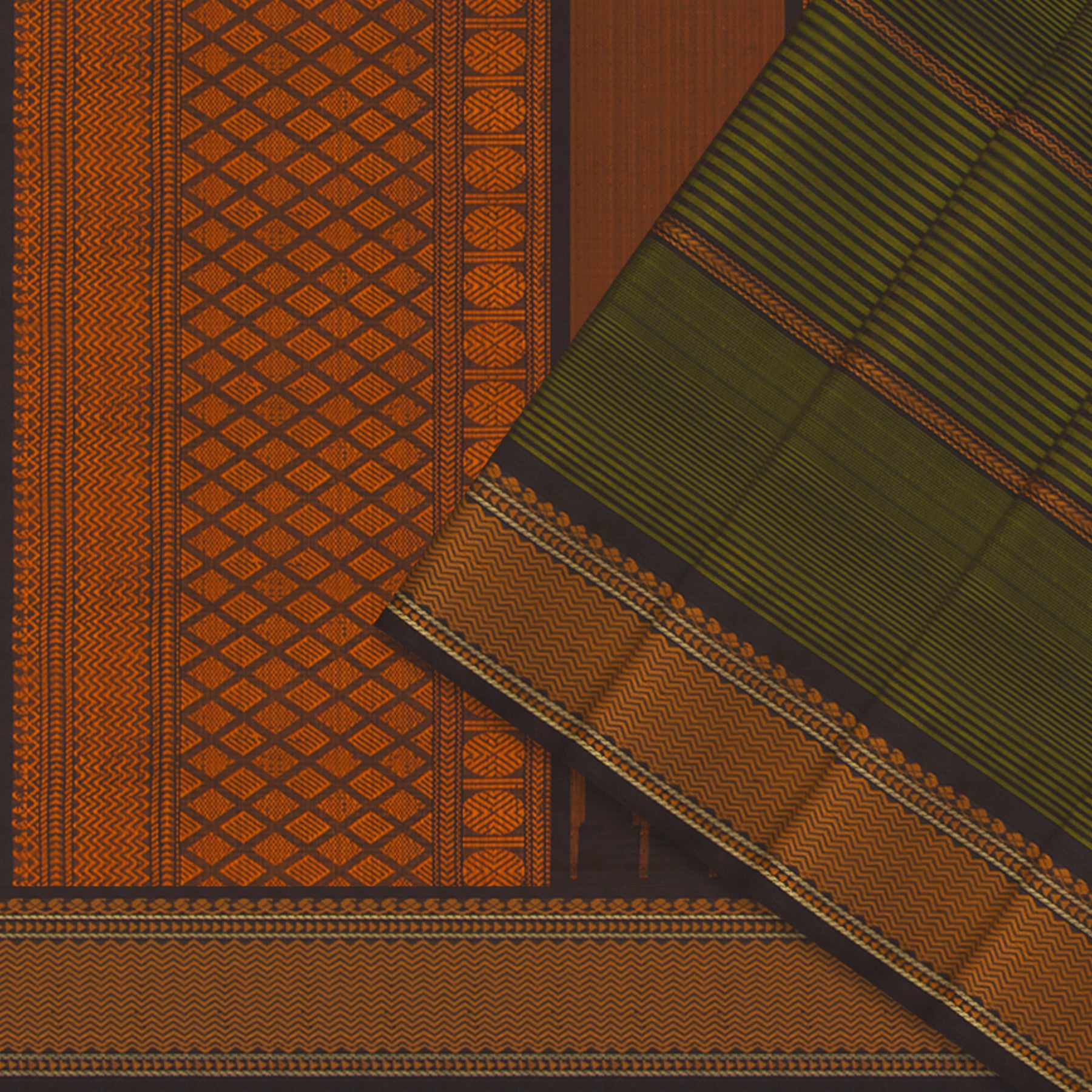 Kanakavalli Silk/Cotton Sari 24-598-HS005-12257 - Cover View