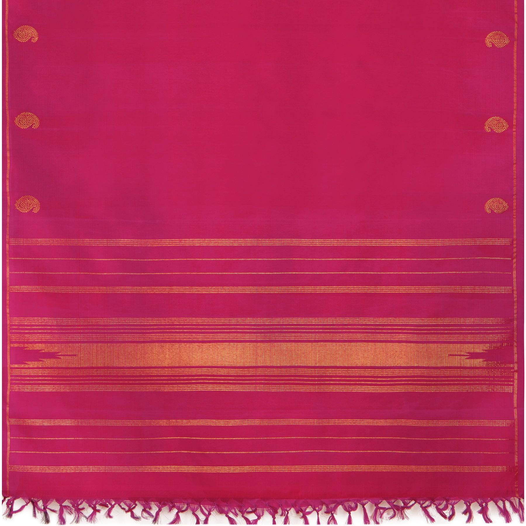 Kanakavalli Kanjivaram Silk Dupatta 24-599-HD001-04235 - Full View