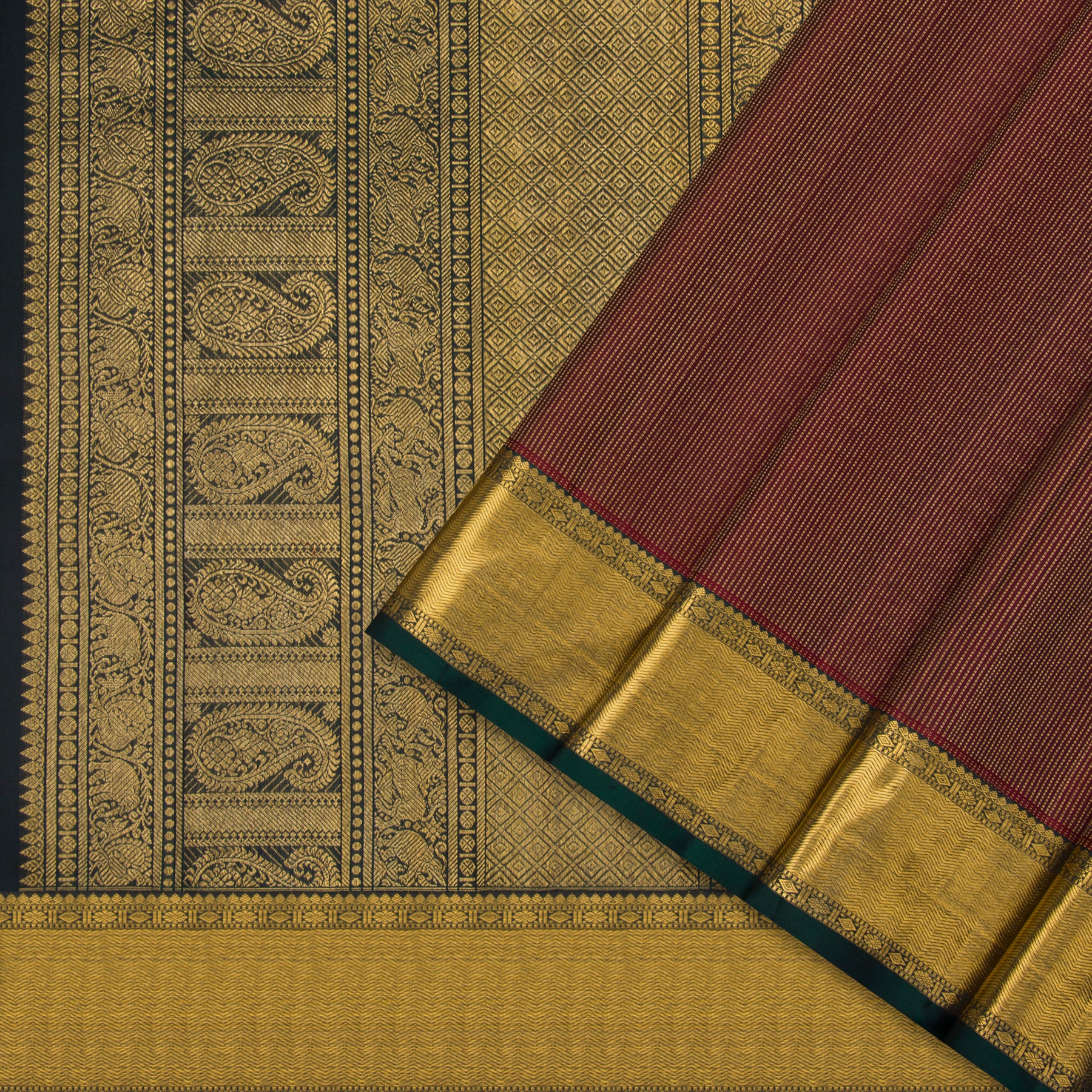 Kanakavalli Kanjivaram Silk Sari 24-599-HS001-00251 - Cover View