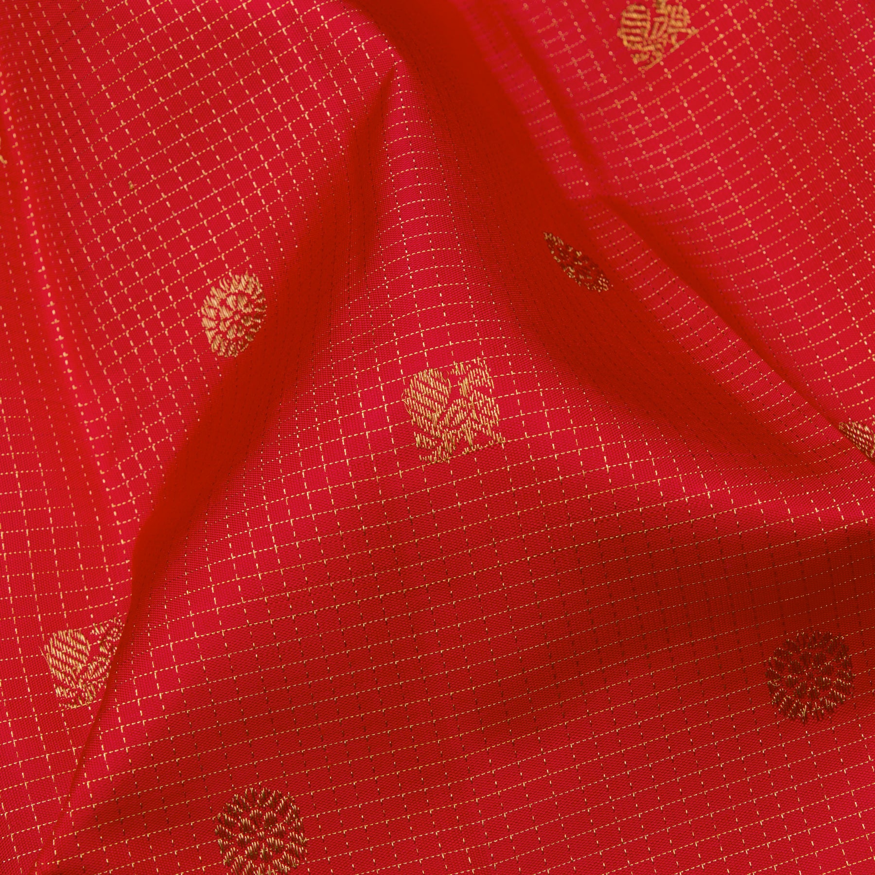 Kanakavalli Kanjivaram Silk Sari 24-599-HS001-00267 - Fabric View