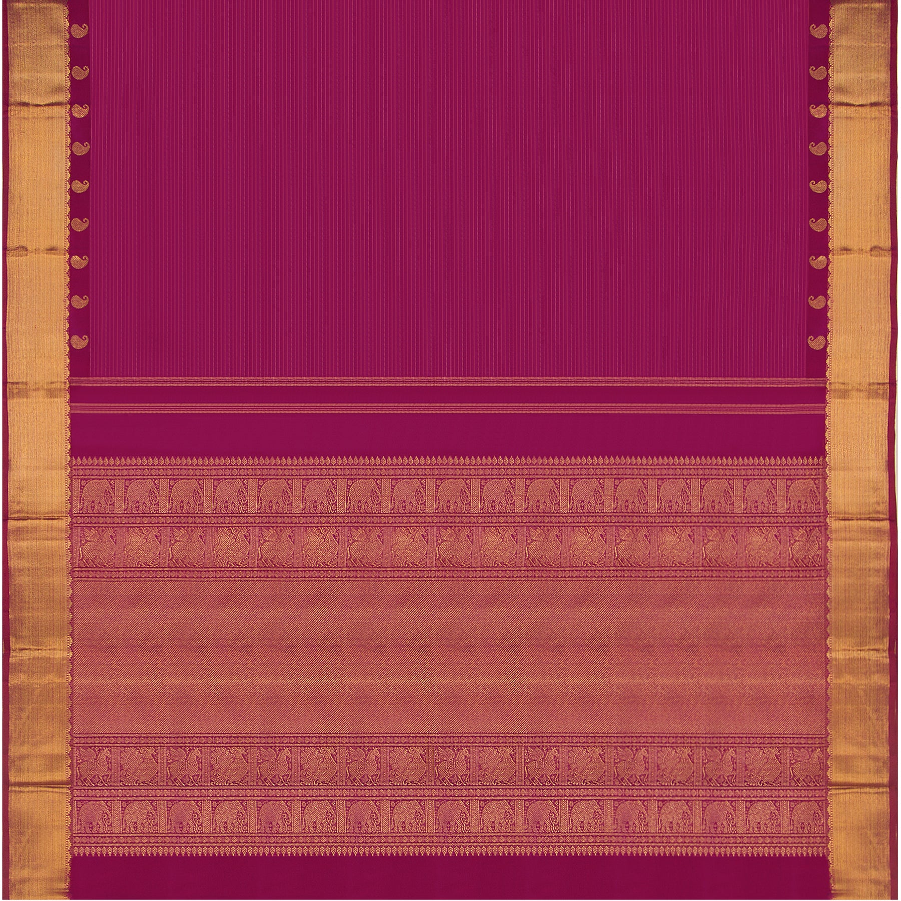 Kanakavalli Kanjivaram Silk Sari 24-599-HS001-00269 - Full View