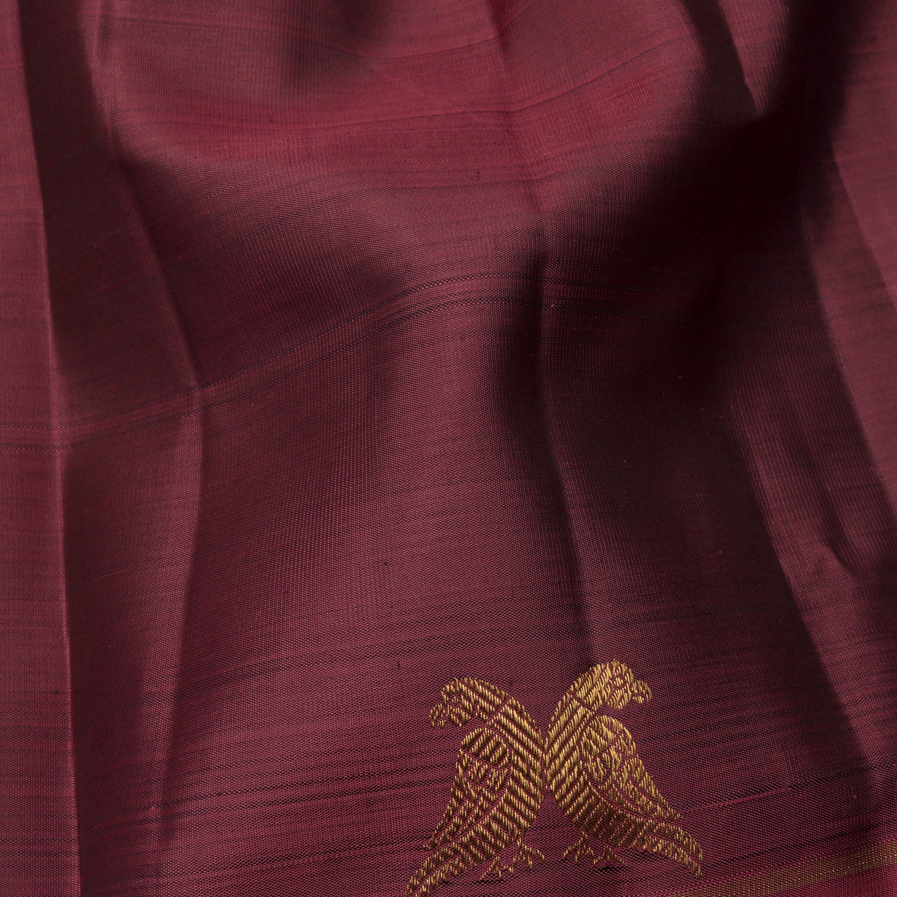 Kanakavalli Kanjivaram Silk Sari 24-599-HS001-00348 - Fabric View