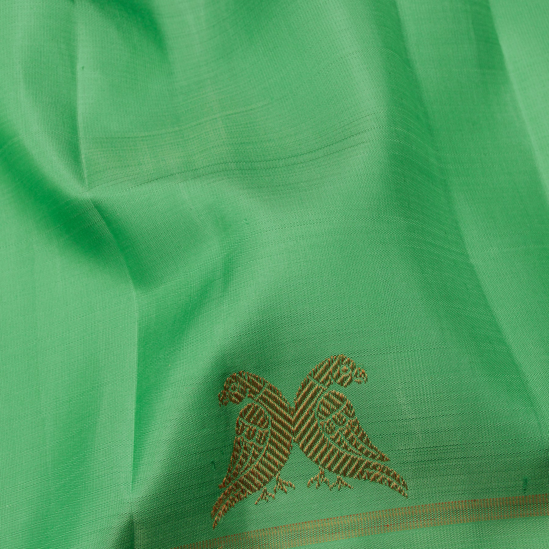 Kanakavalli Kanjivaram Silk Sari 24-599-HS001-00350 - Fabric View