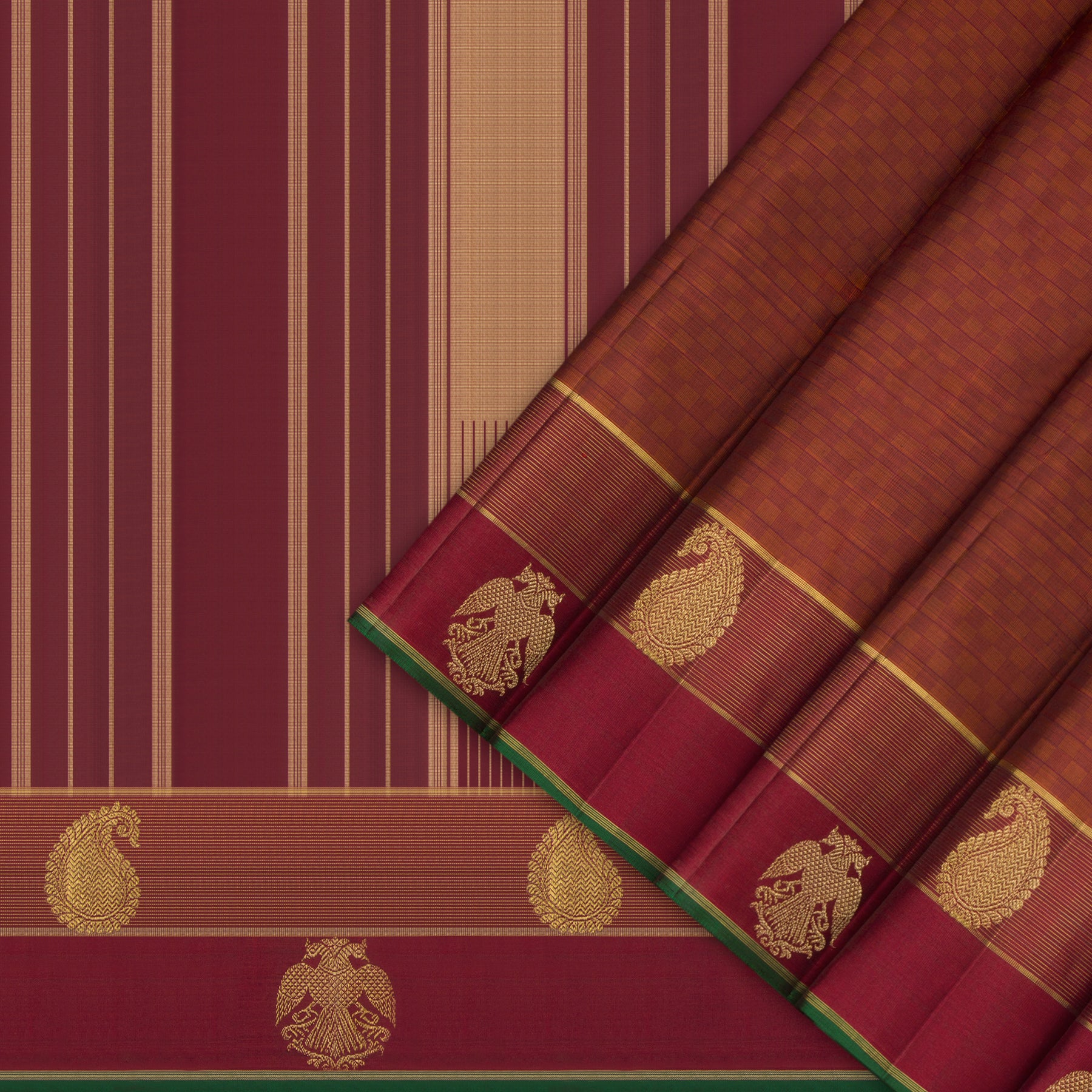 Kanakavalli Kanjivaram Silk Sari 24-599-HS001-00394 - Cover View
