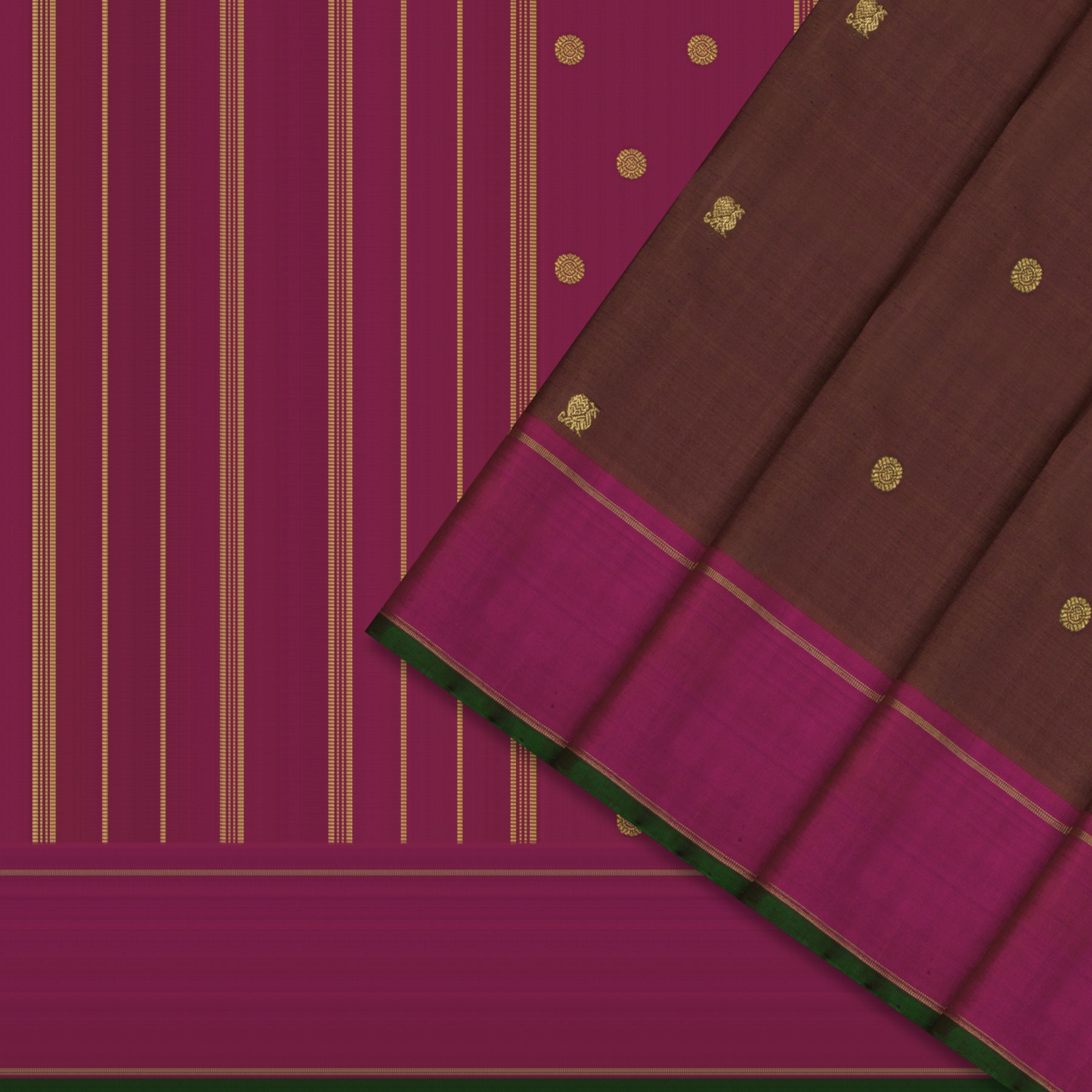 Kanakavalli Kanjivaram Silk Sari 24-599-HS001-00419 - Cover View