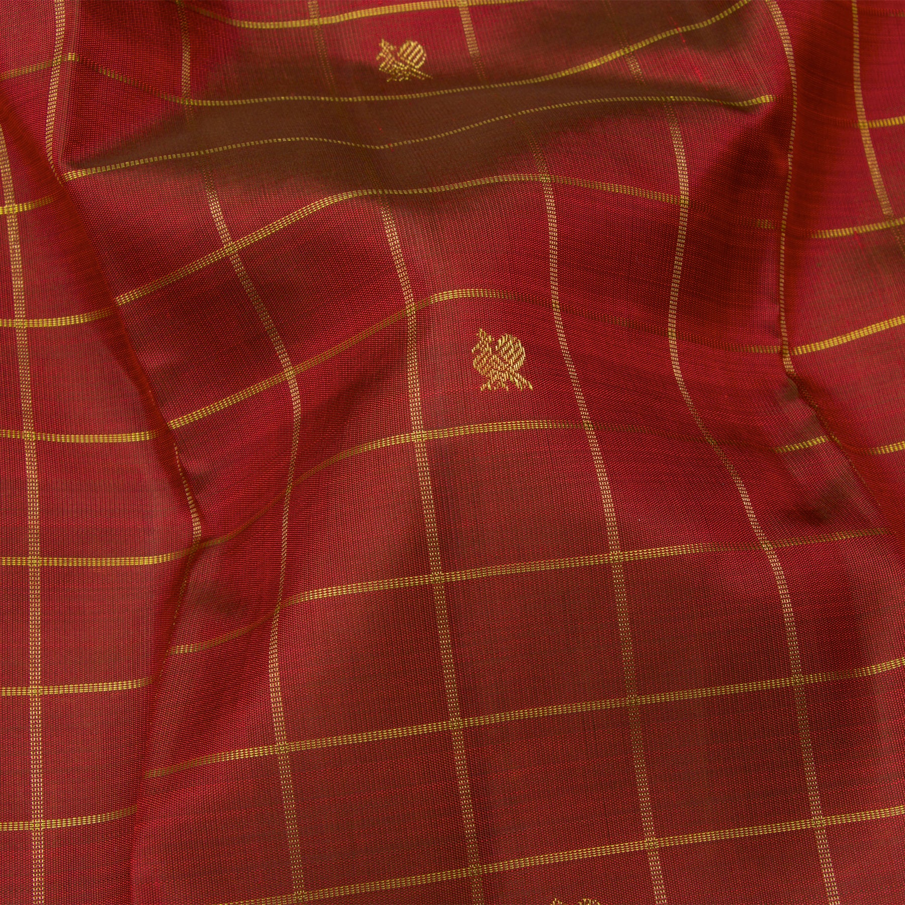 Kanakavalli Kanjivaram Silk Sari 24-599-HS001-00430 - Fabric View