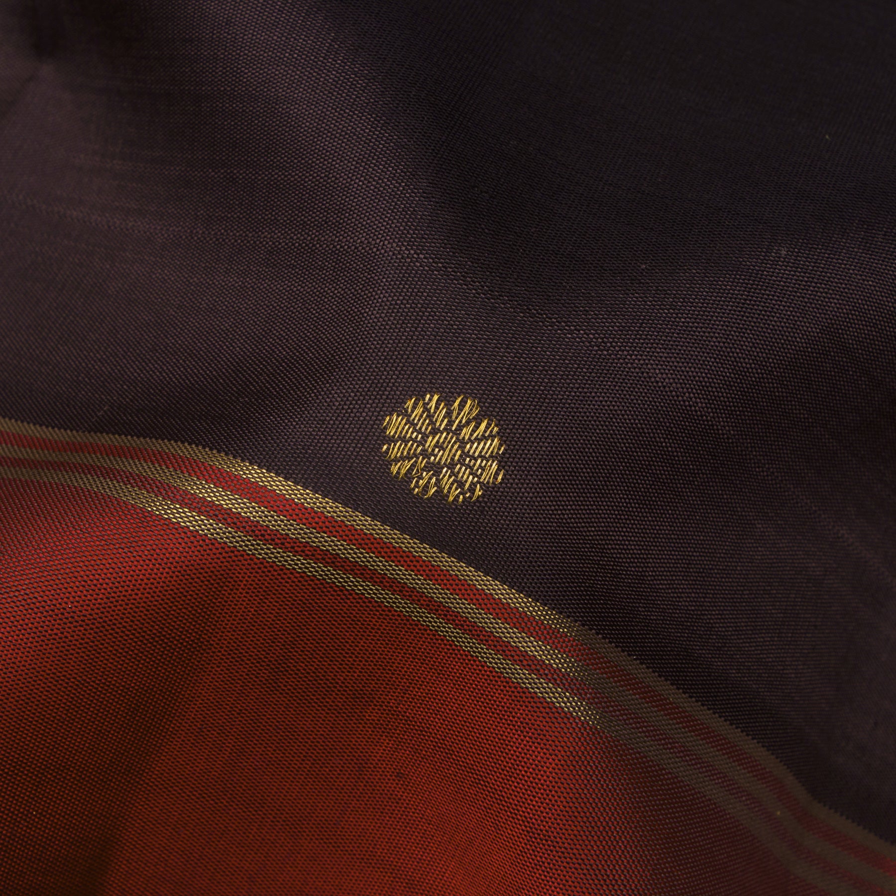 Kanakavalli Kanjivaram Silk Sari 24-599-HS001-00433 - Fabric View