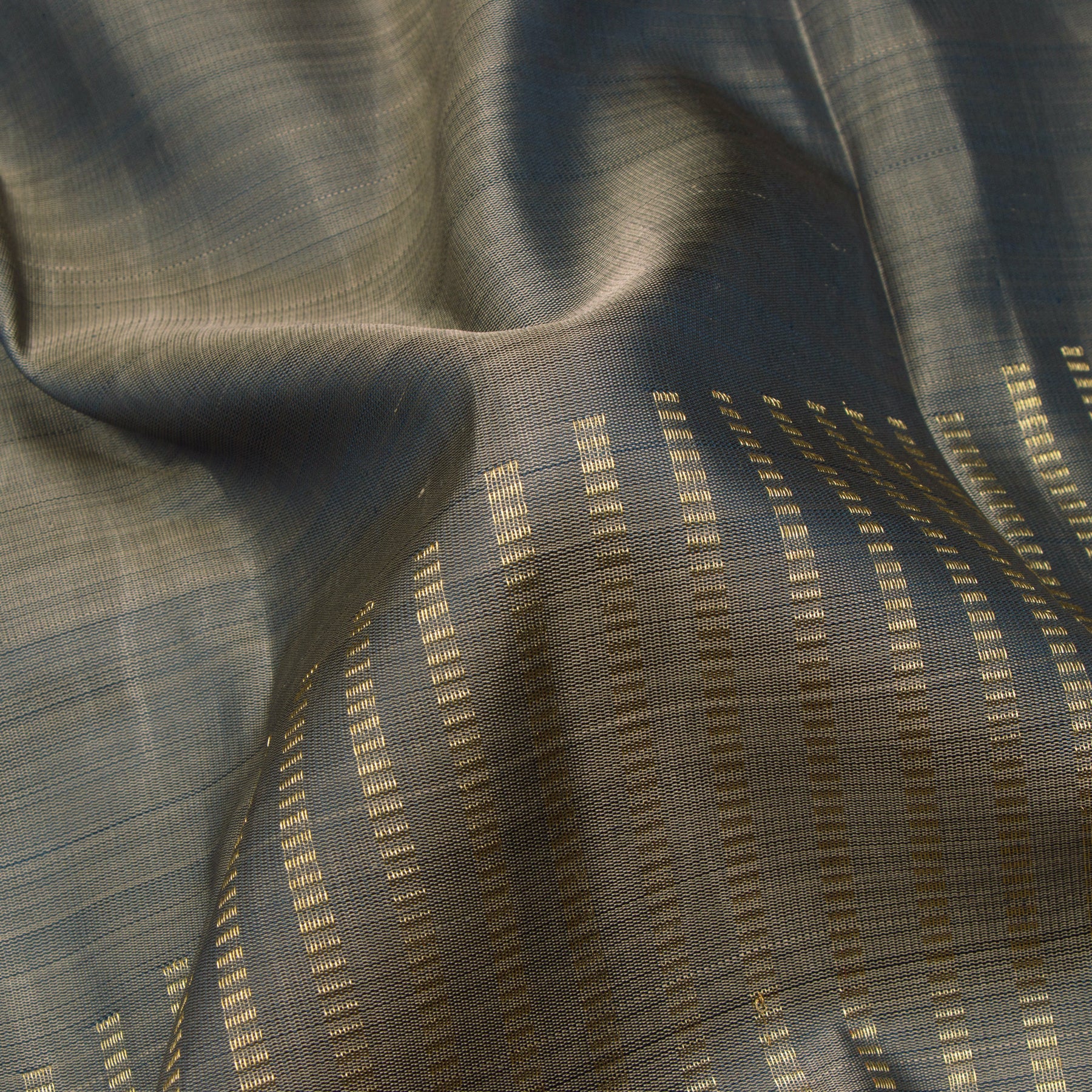 Kanakavalli Kanjivaram Silk Sari 24-599-HS001-00435 - Fabric View