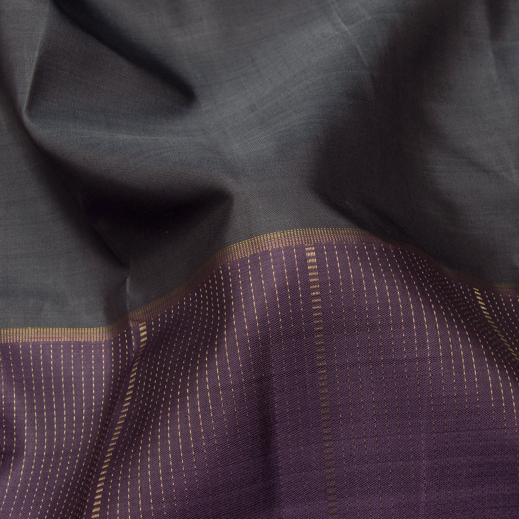 Kanakavalli Kanjivaram Silk Sari 24-599-HS001-00451 - Fabric View