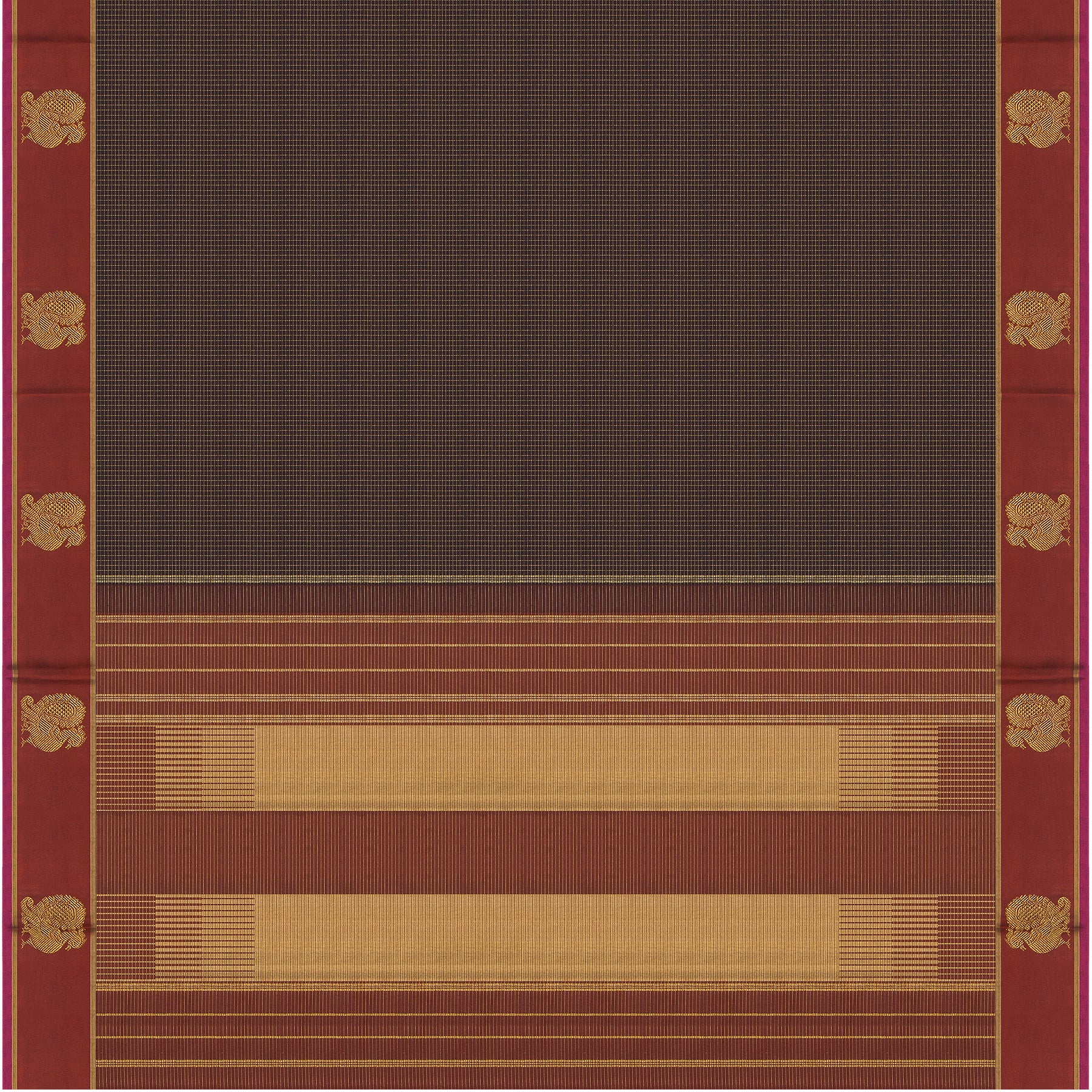 Kanakavalli Kanjivaram Silk Sari 24-599-HS001-00483 - Full View