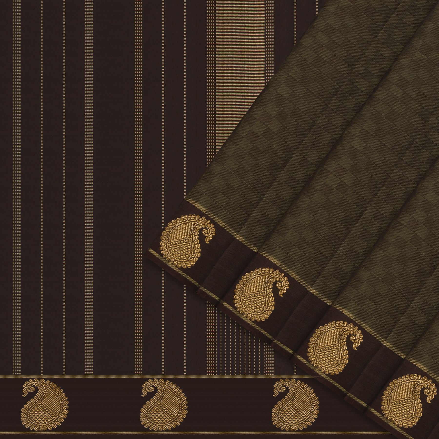 Kanakavalli Kanjivaram Silk Sari 24-599-HS001-00499 - Cover View