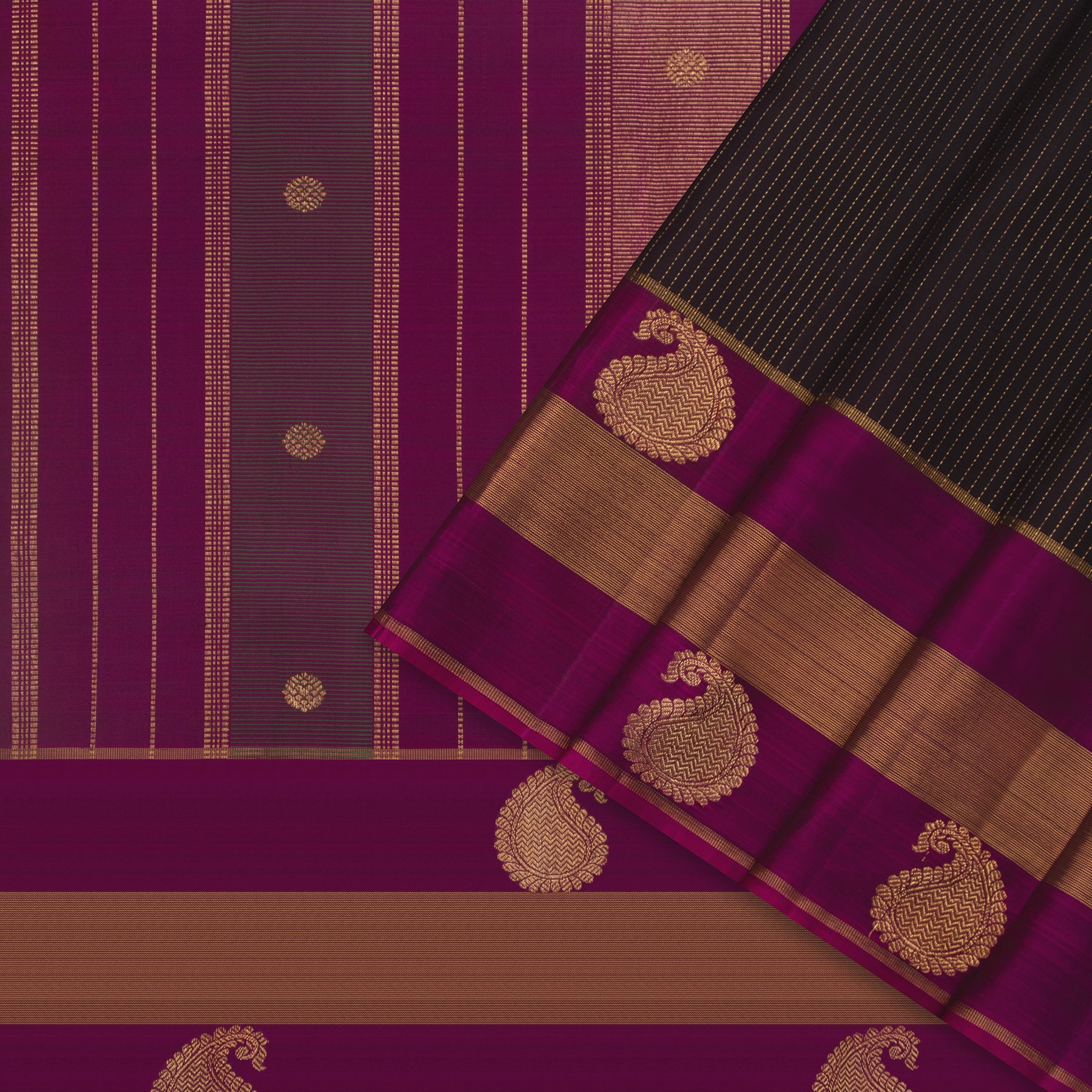 Kanakavalli Kanjivaram Silk Sari 24-599-HS001-00505 - Cover View