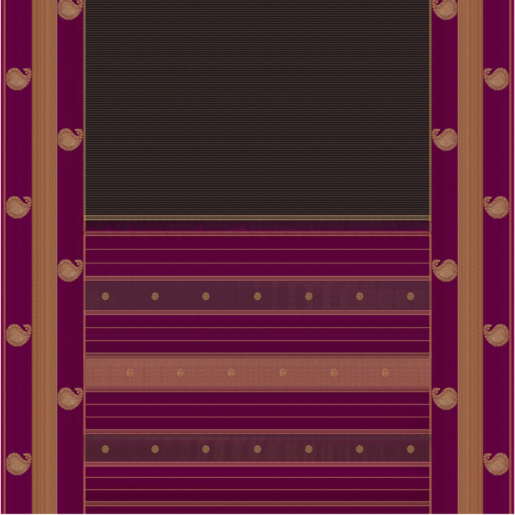 Kanakavalli Kanjivaram Silk Sari 24-599-HS001-00505 - Full View