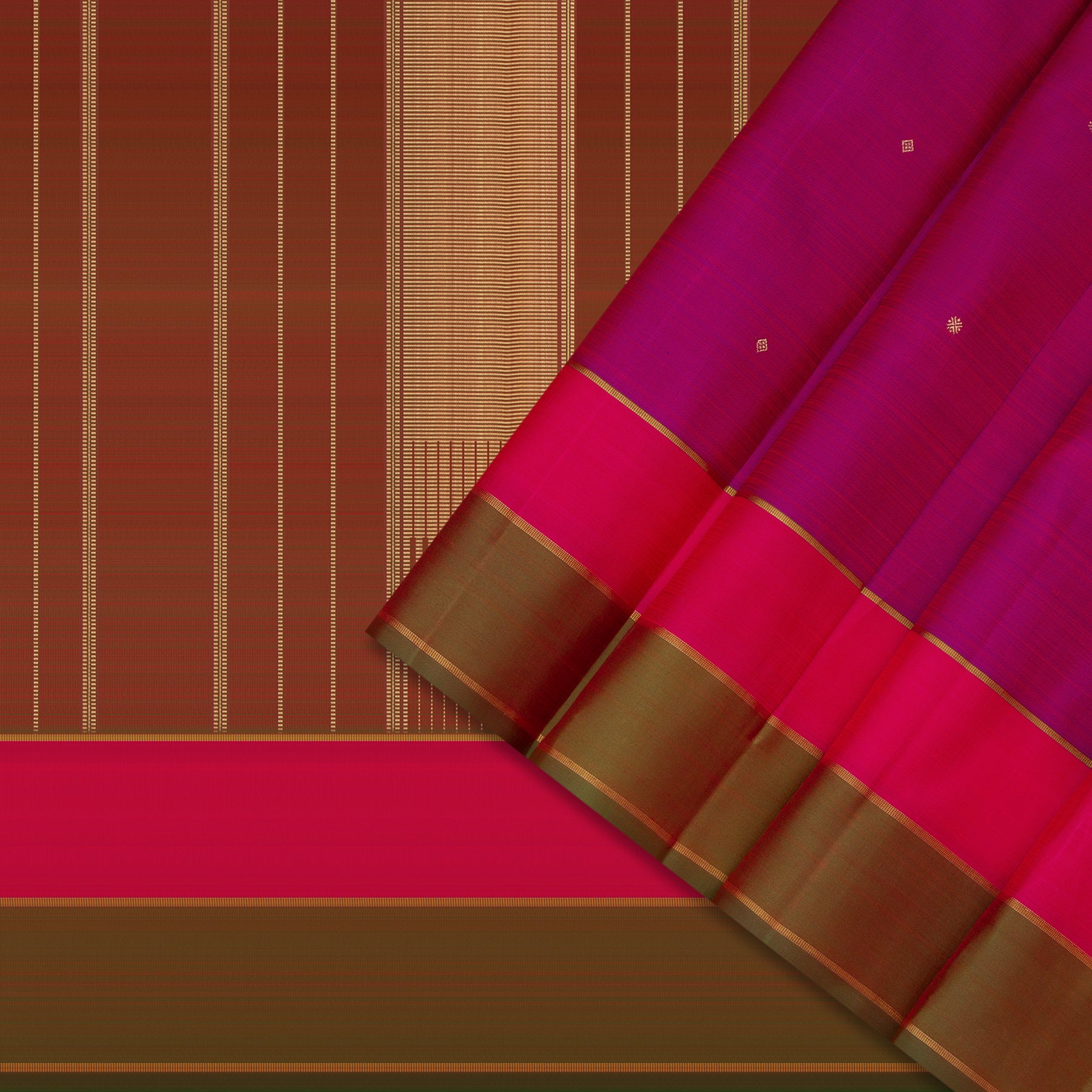 Kanakavalli Kanjivaram Silk Sari 24-599-HS001-00506 - Cover View