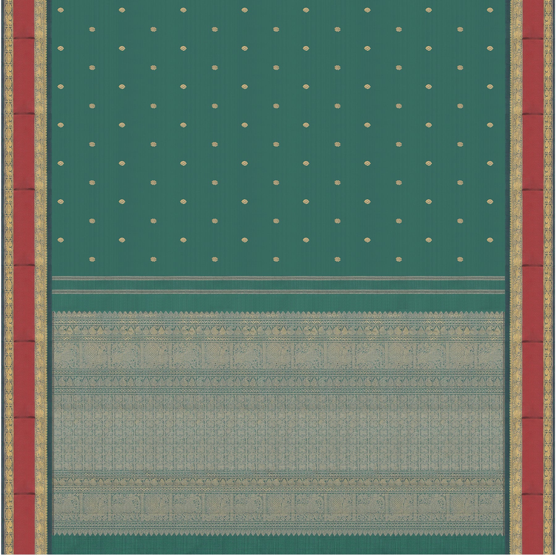 Kanakavalli Kanjivaram Silk Sari 24-599-HS001-01299 - Full View