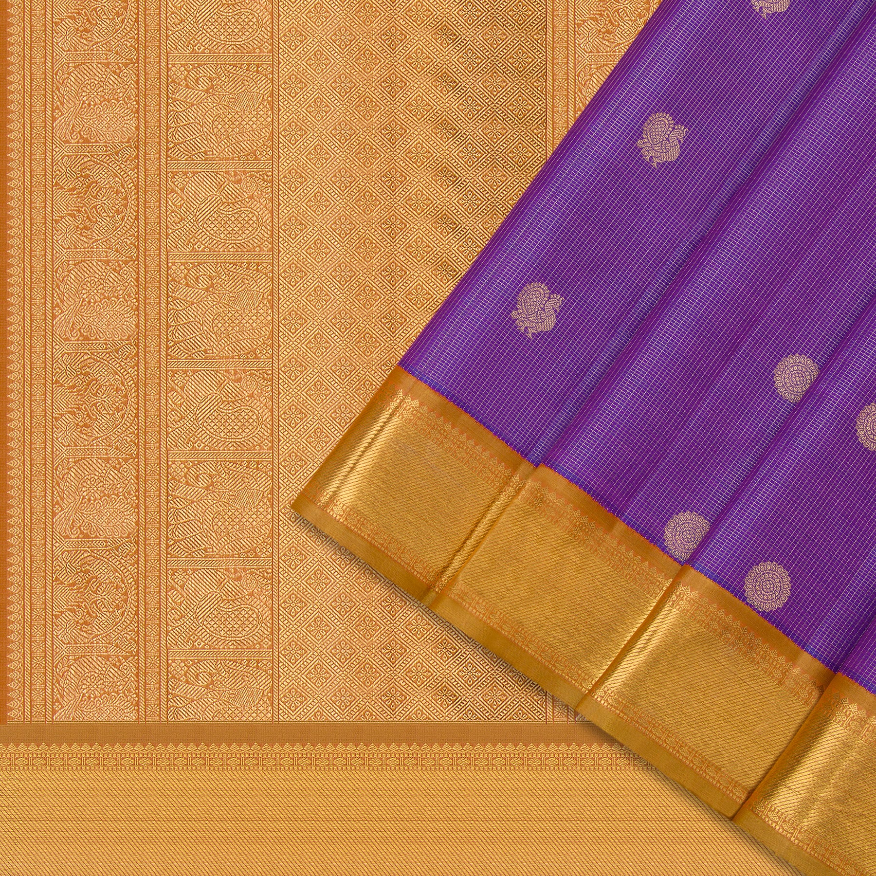 Kanakavalli Kanjivaram Silk Sari 24-599-HS001-02689 - Cover View