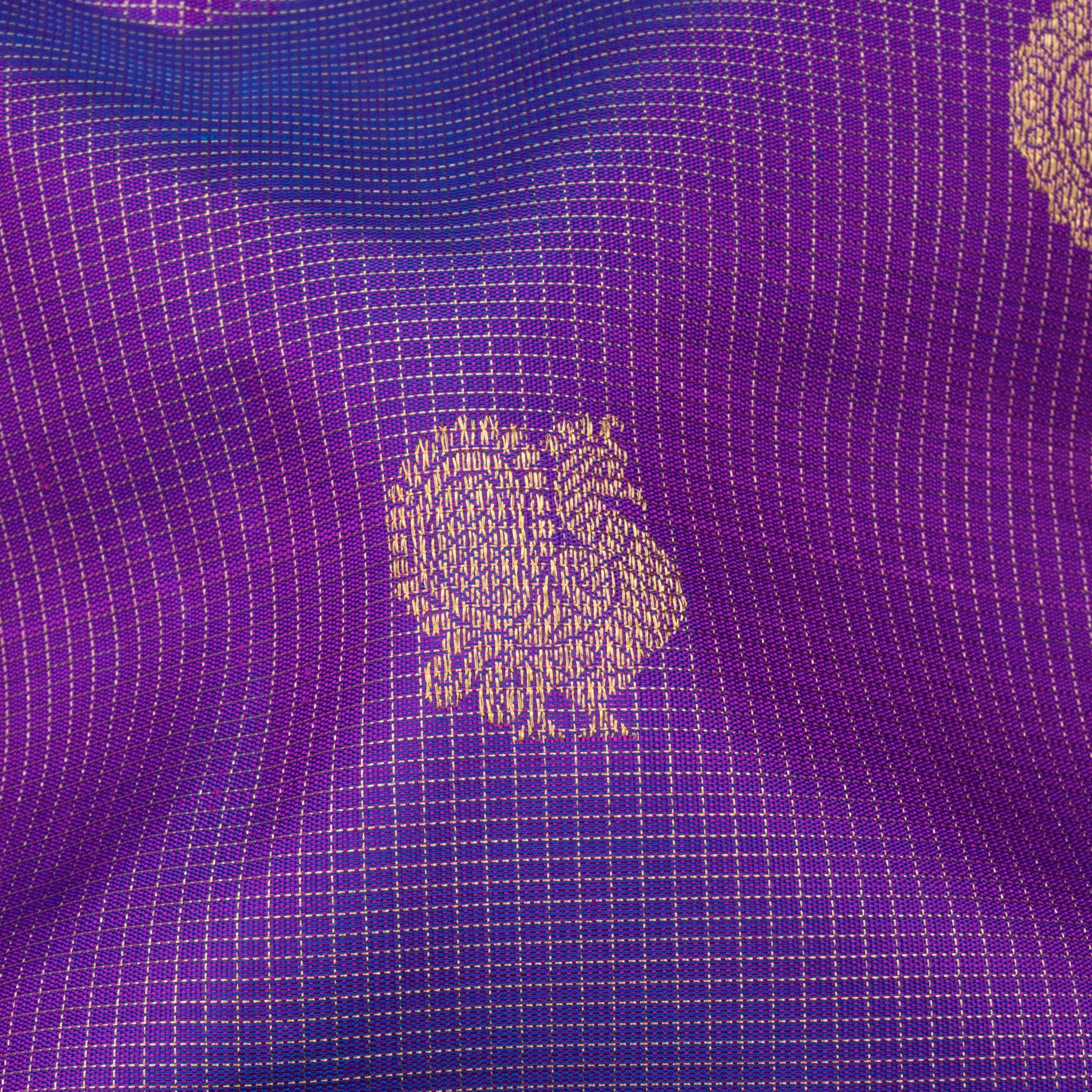 Kanakavalli Kanjivaram Silk Sari 24-599-HS001-02689 - Fabric View