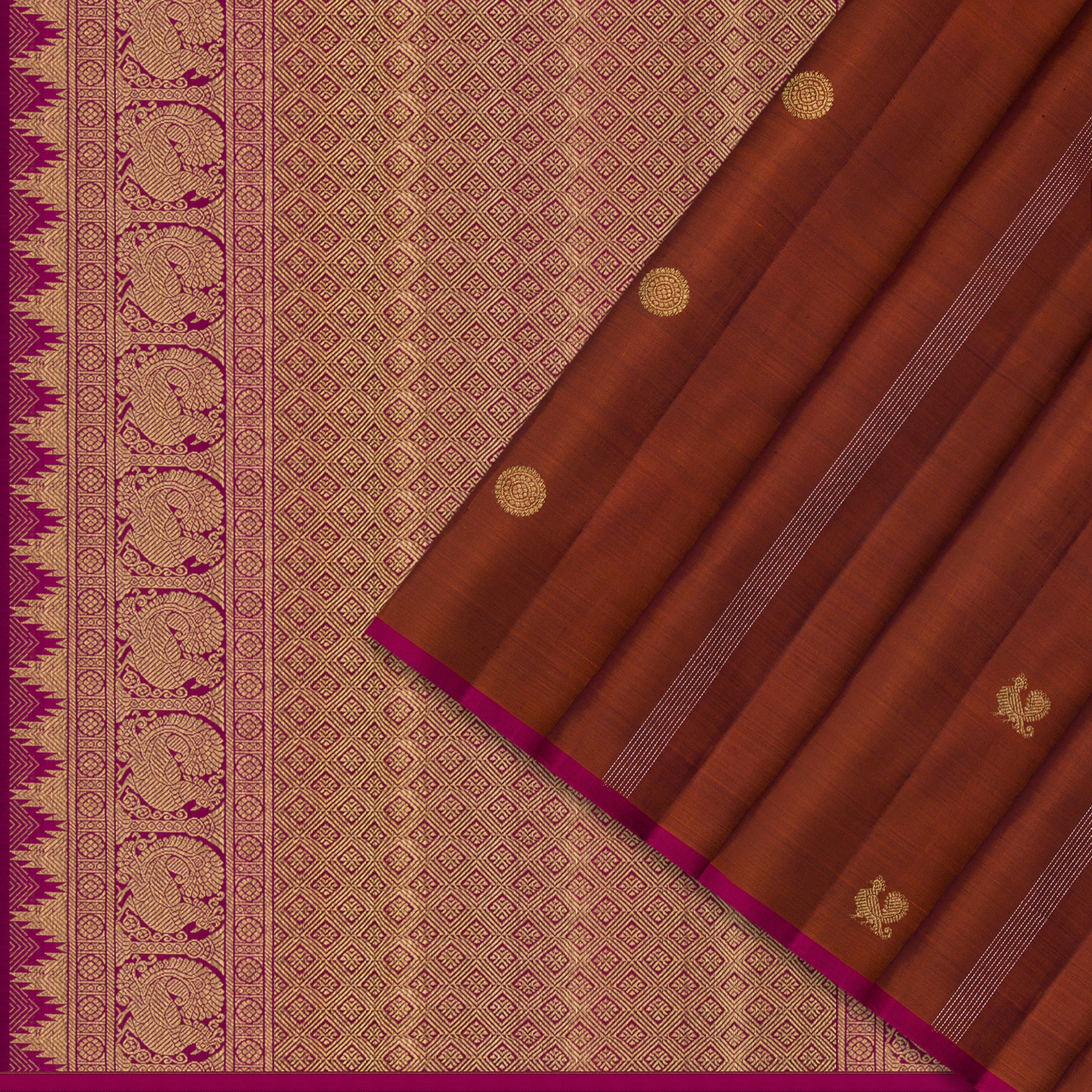 Kanakavalli Kanjivaram Silk Sari 24-599-HS001-02693 - Cover View